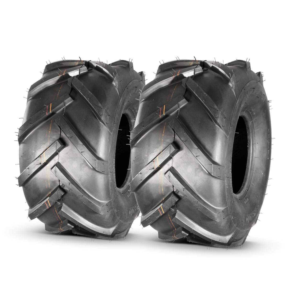 MaxAuto 20x10-8 Riding Mower Tires (20x10.00-8, aggressive lug tread, 4-ply)