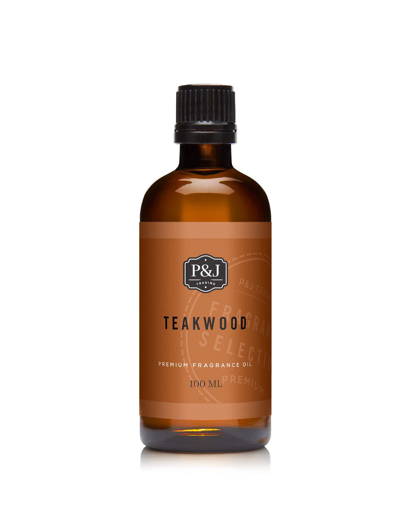 P&J Fragrance Oil Teakwood — Candle & Diffuser Scent, 100 ml