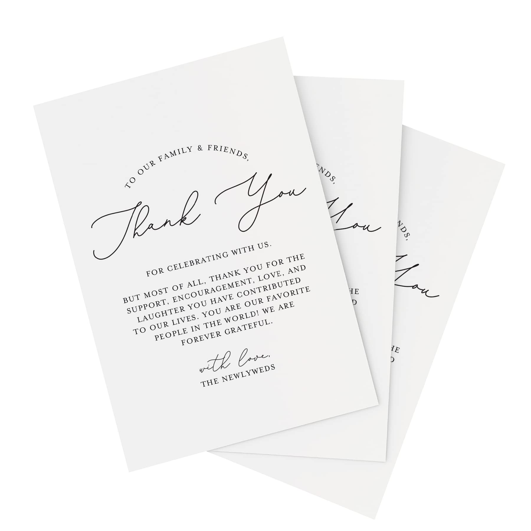 Bliss Collections Thank You Place Cards