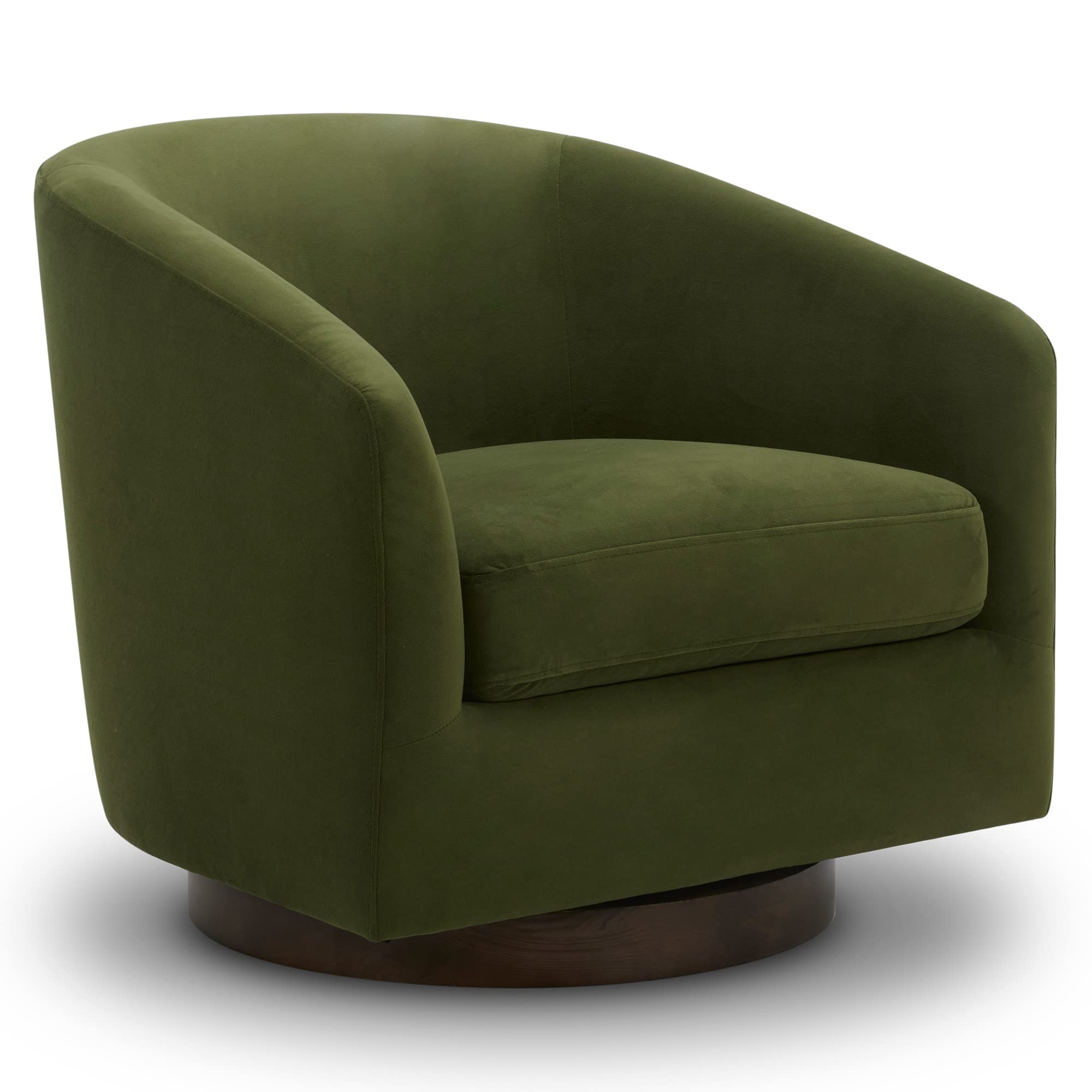 CHITA Fully Assembled Swivel Upholstered Barrel Chair