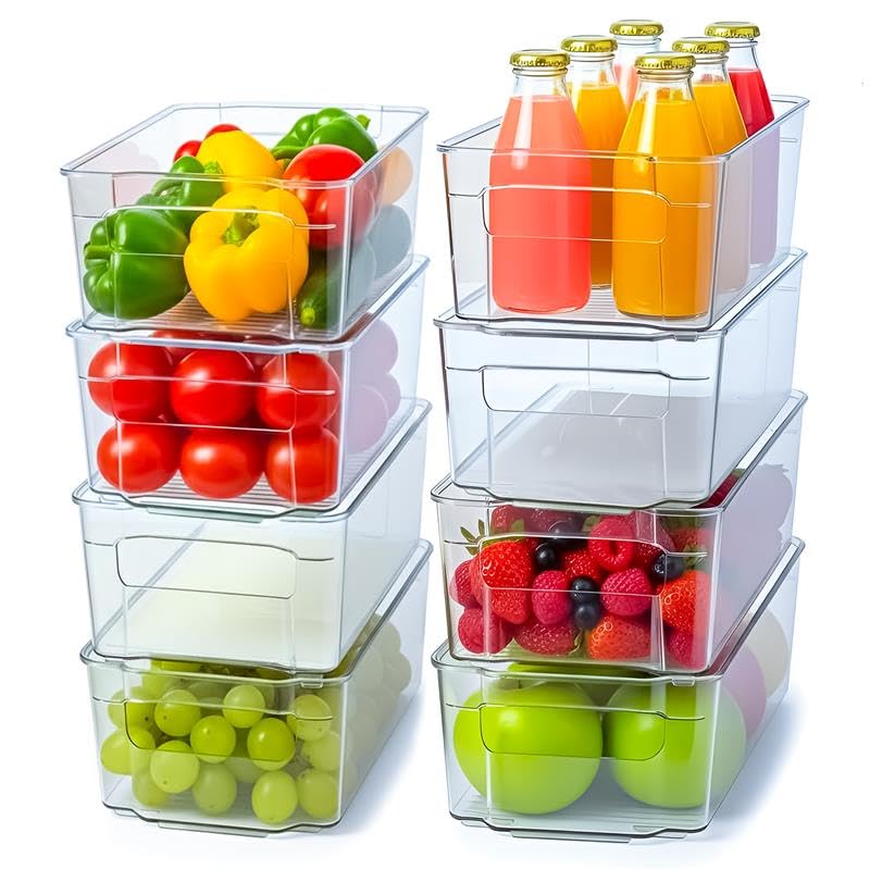 Utopia Home Refrigerator Organizer Bins (8-Pack)