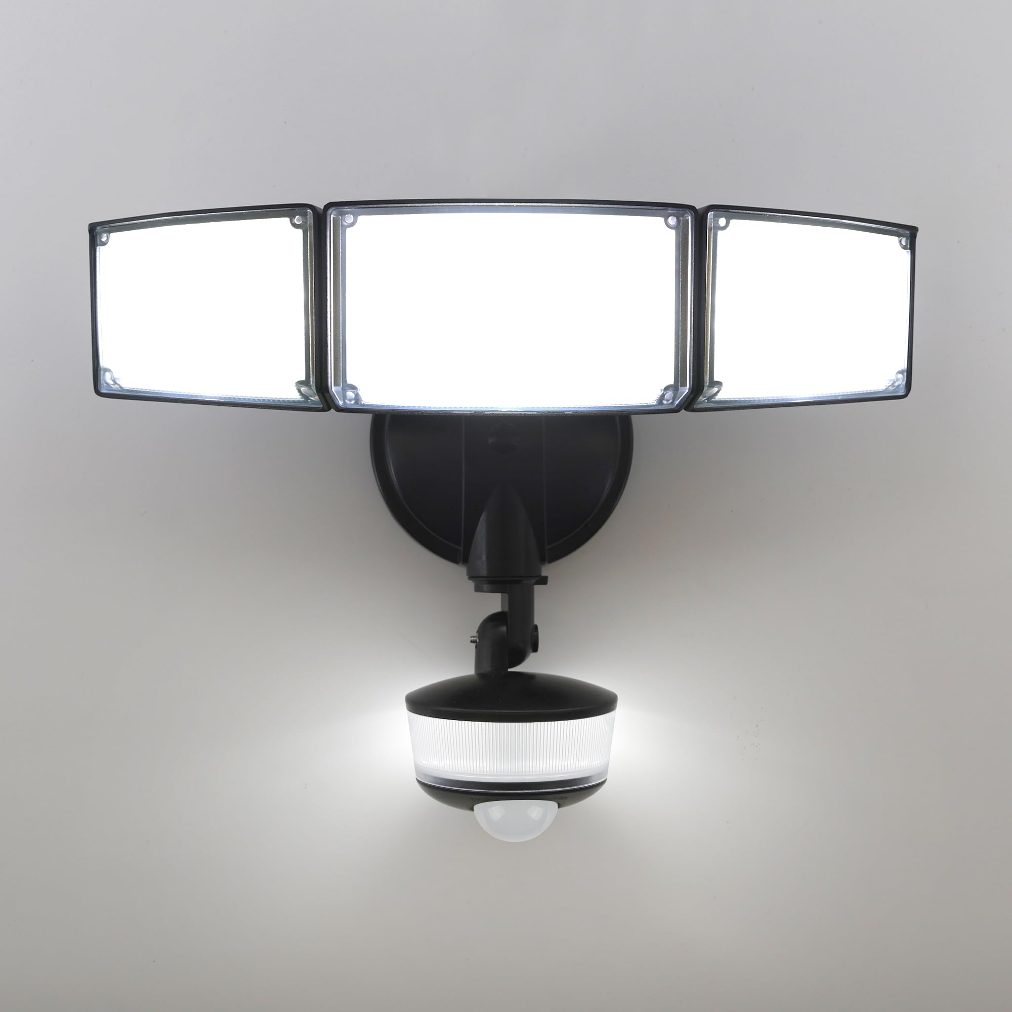 LUTEC 74W 8000-Lumen Motion Flood Light