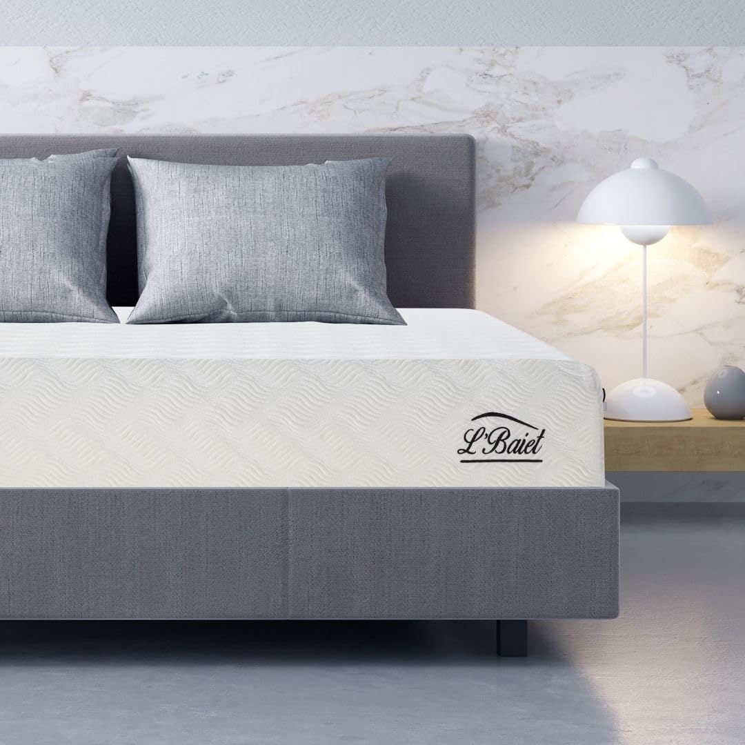L’Baiet 8 Inch Gel Memory Foam Mattress — Twin