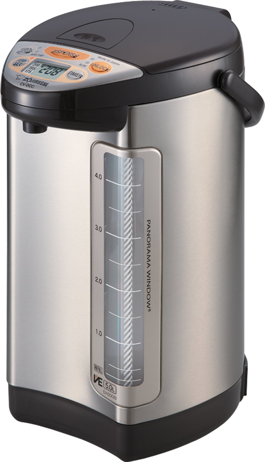 Zojirushi CV-DCC50 VE Hybrid Water Boiler & Warmer, 5.0 L (169 oz., Stainless Dark Brown)