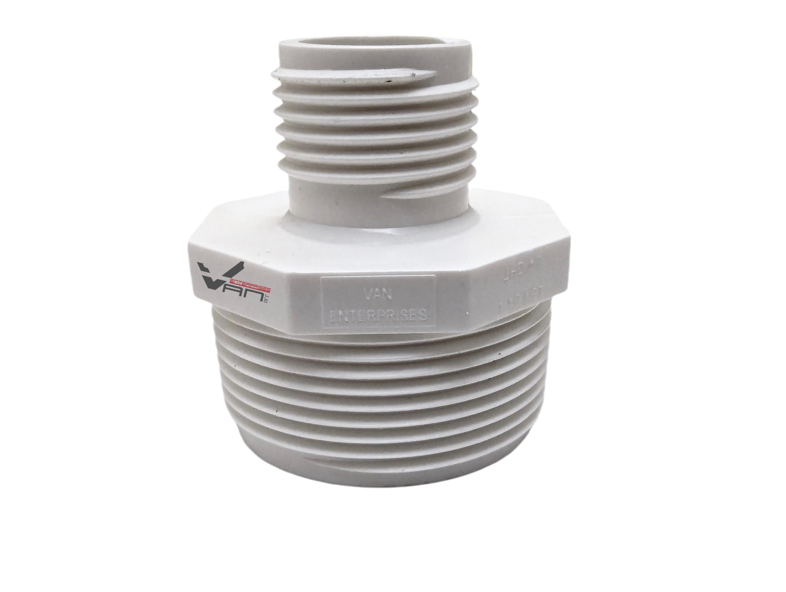 PVC 1.5" NPT to 3/4" GHT Pump Adapter