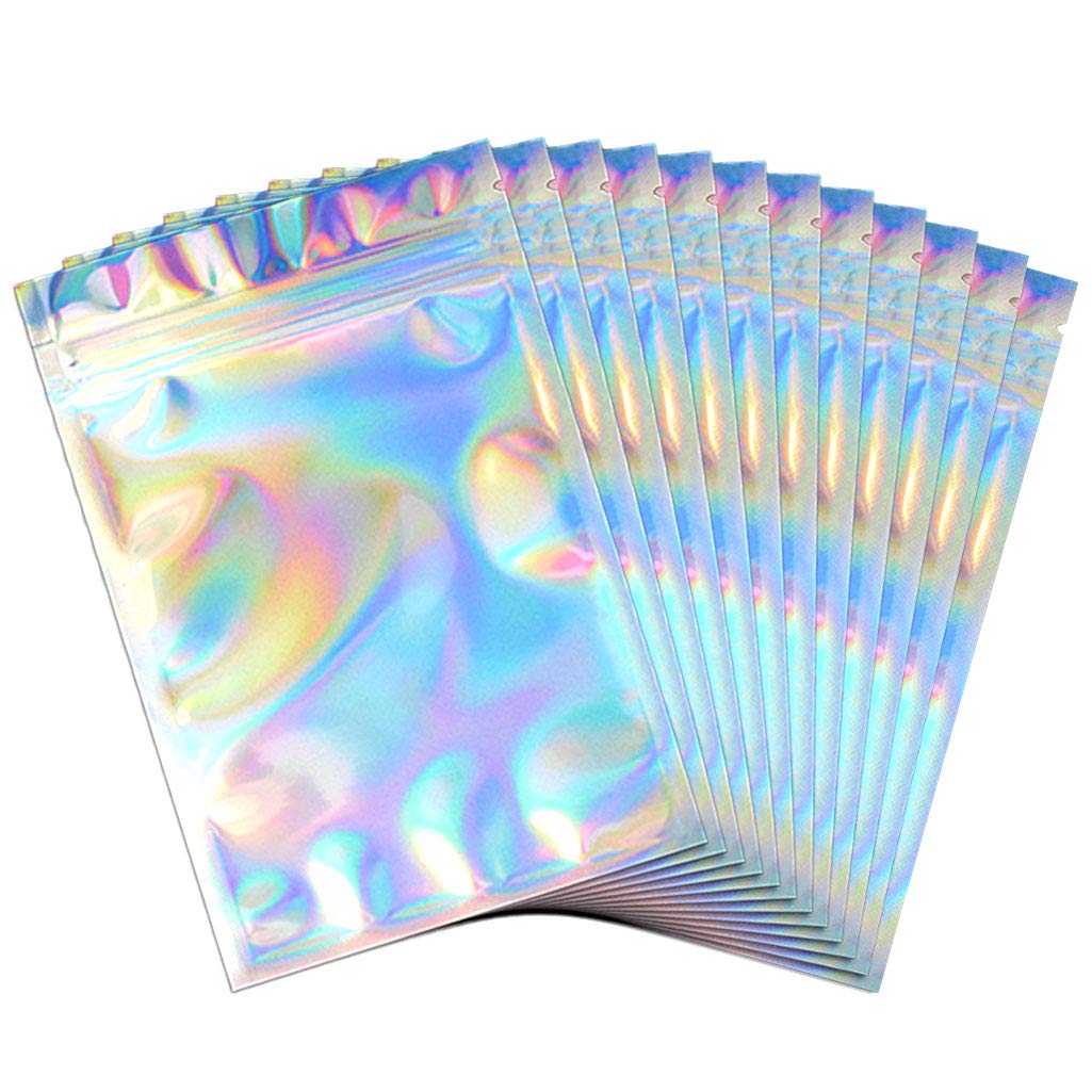 Rainbow Resealable Mylar Bags 4x6
