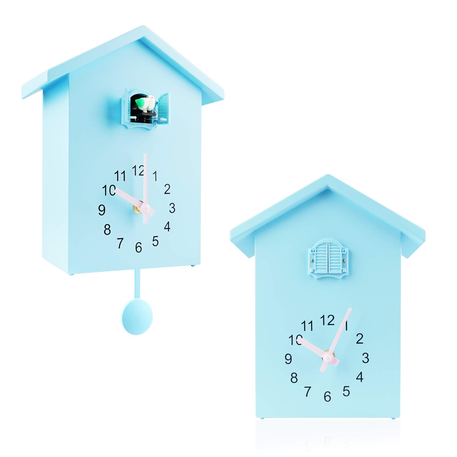 KEYPOWER Modern Cuckoo Clock (Blue)