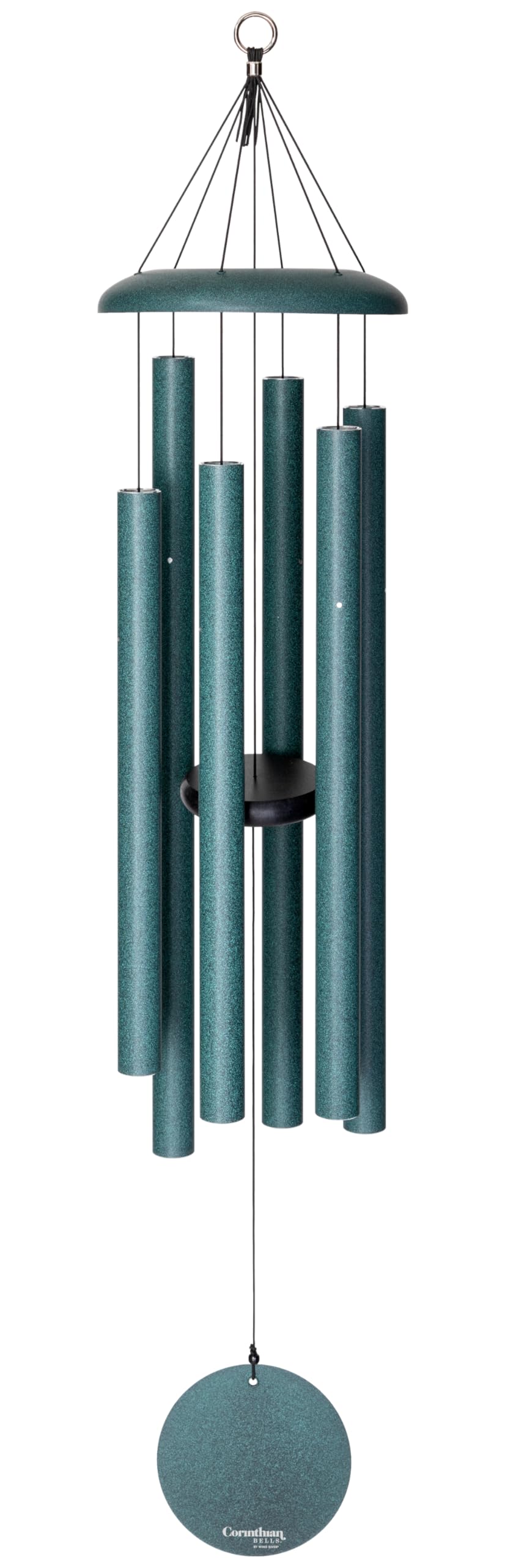 Corinthian Bells by Wind River — 44" Green Wind Chime (Made in USA)