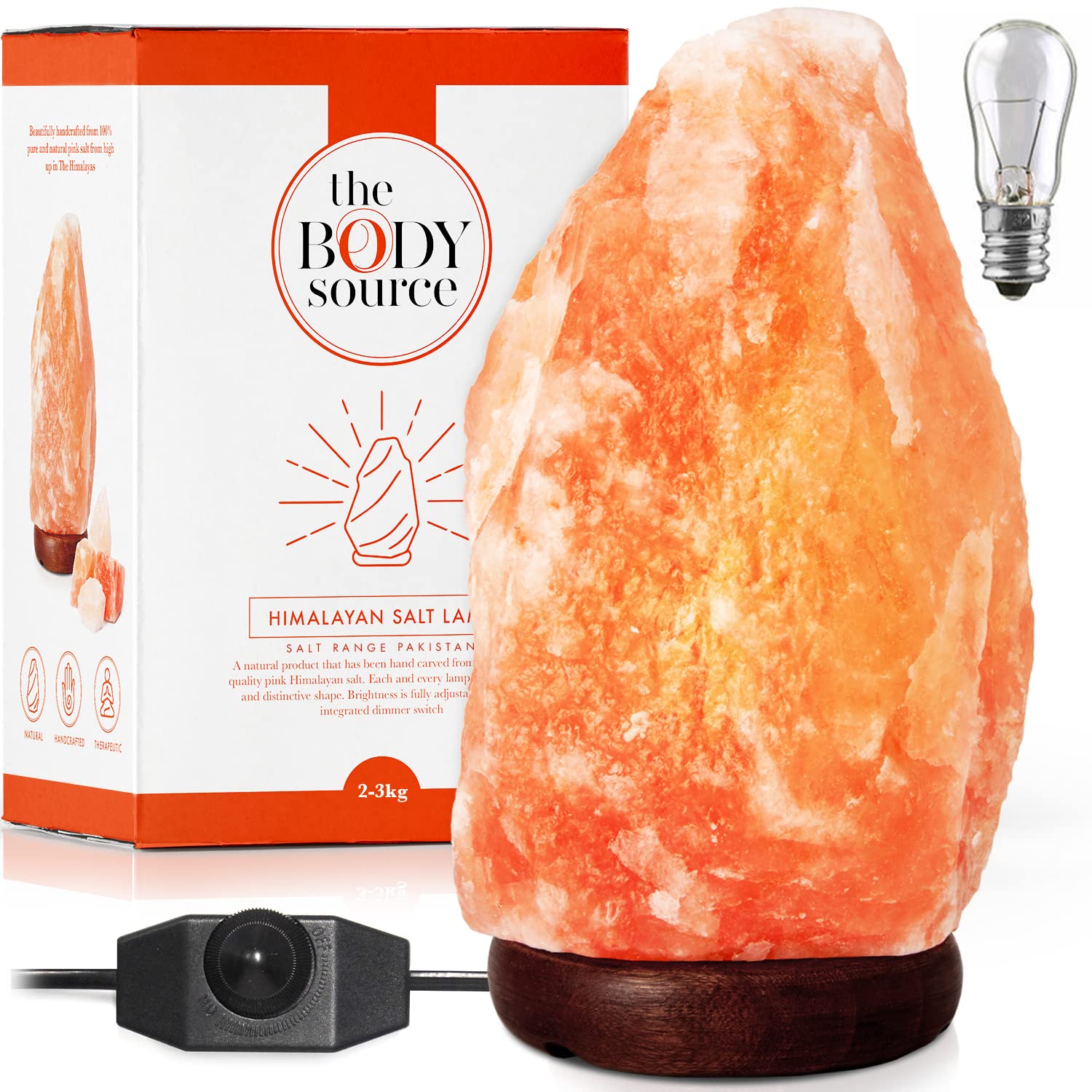 The Body Source Himalayan Salt Lamp (11–15 lb)