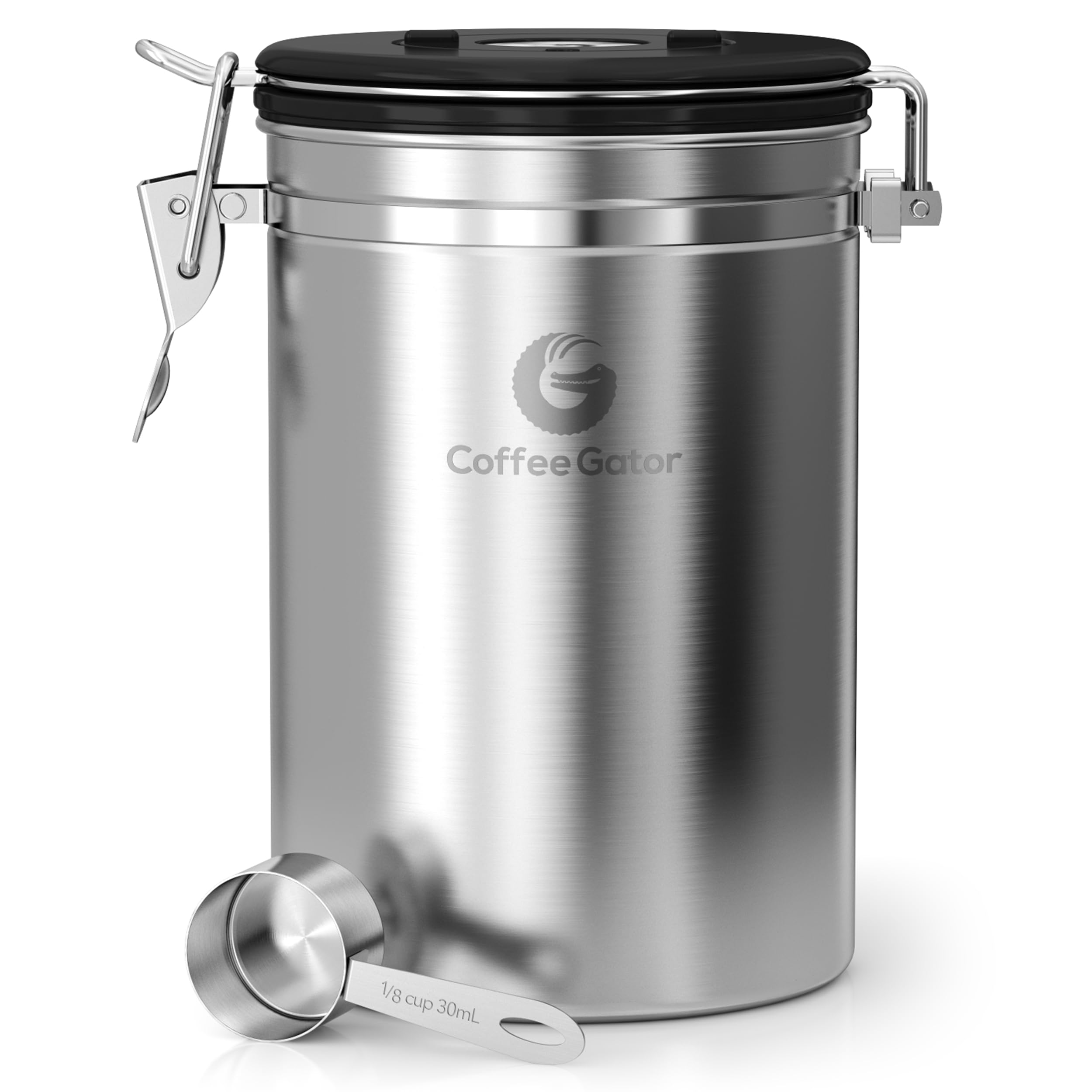 Coffee Gator Stainless Coffee Canister (22 oz)