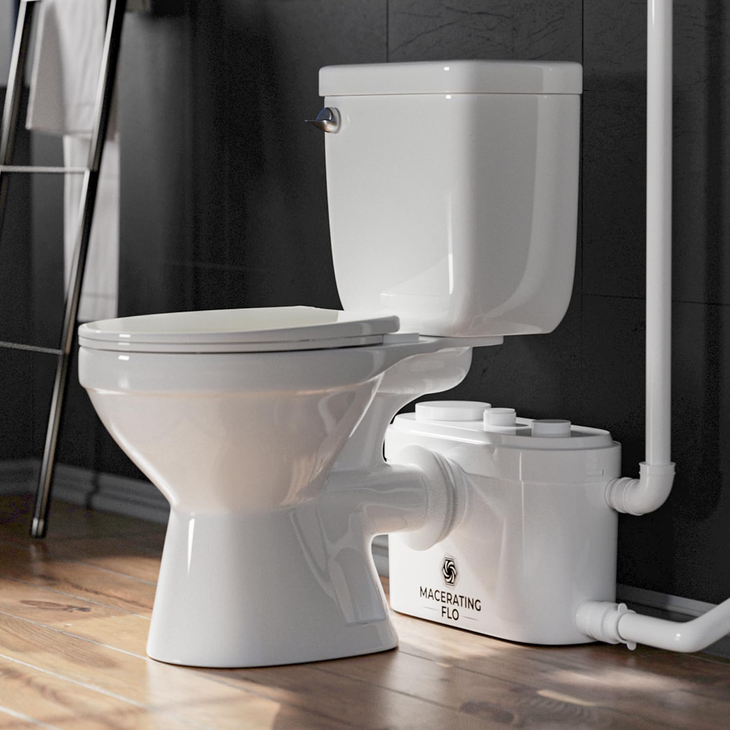 750W Macerating Toilet System (4-Inlet)