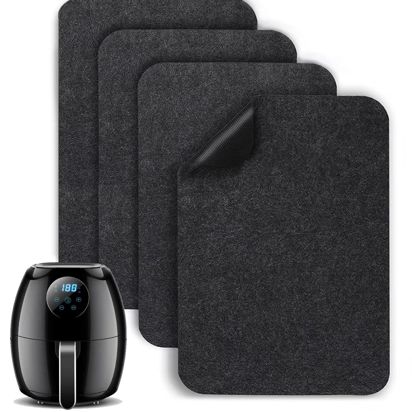 Heat Resistant Mats for Air Fryer and Small Appliances, 4 Pack