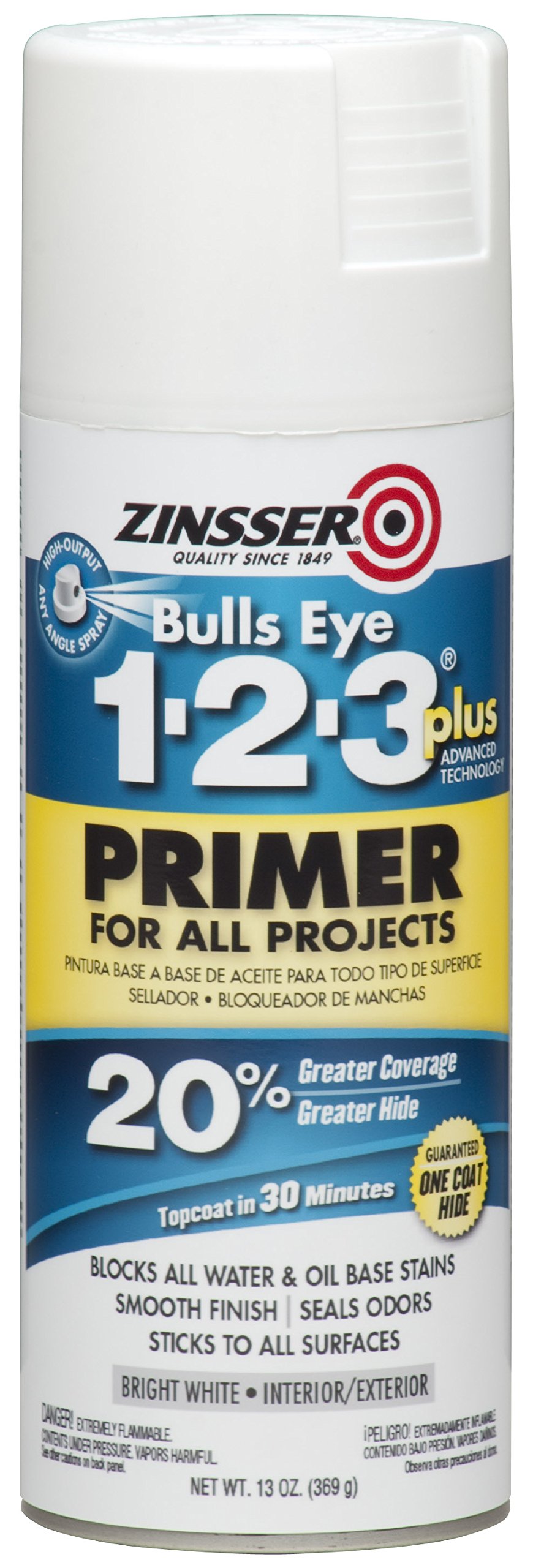 Zinsser Bulls Eye 1-2-3 Spray Primer