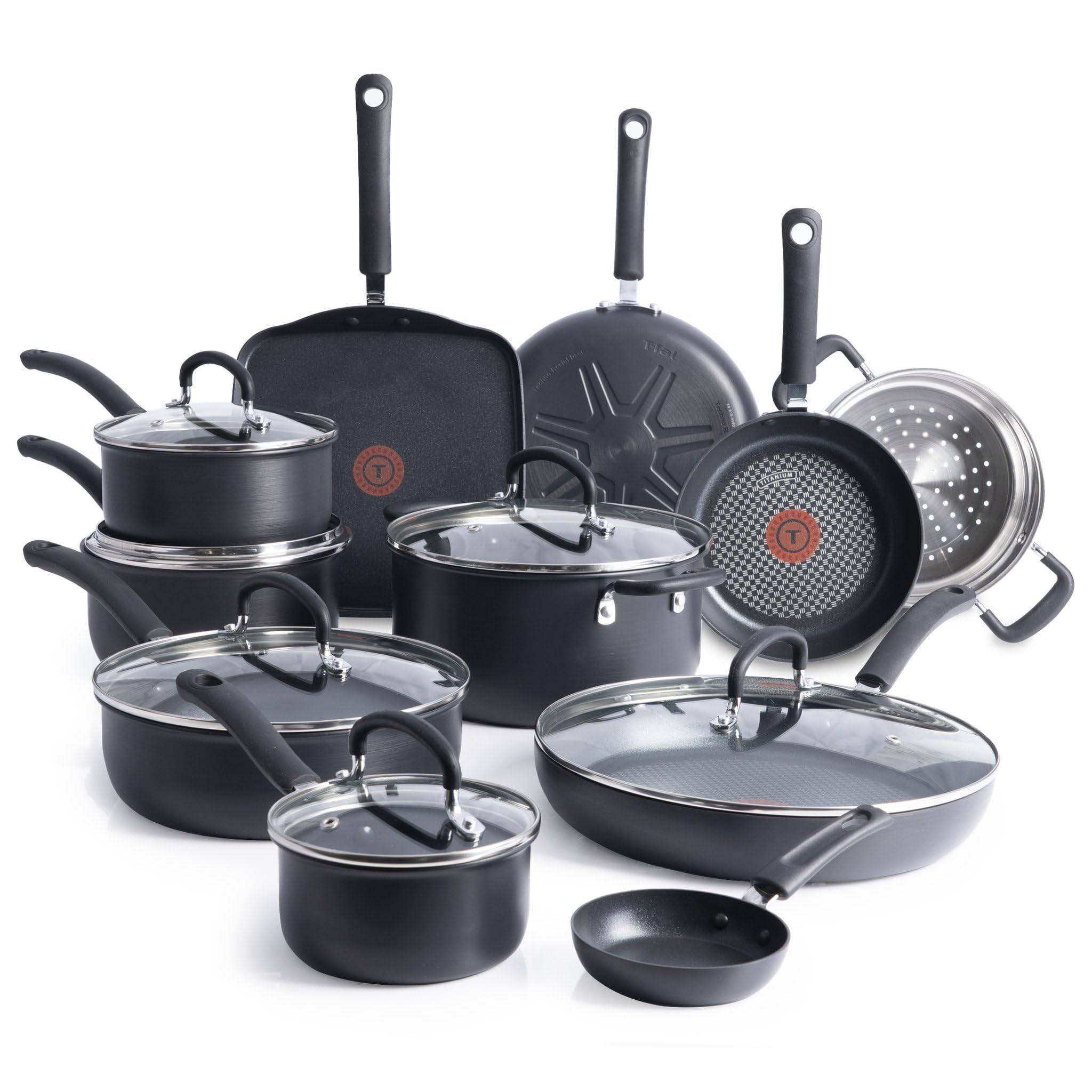 T-fal Ultimate Hard Anodized 17-Piece Cookware Set
