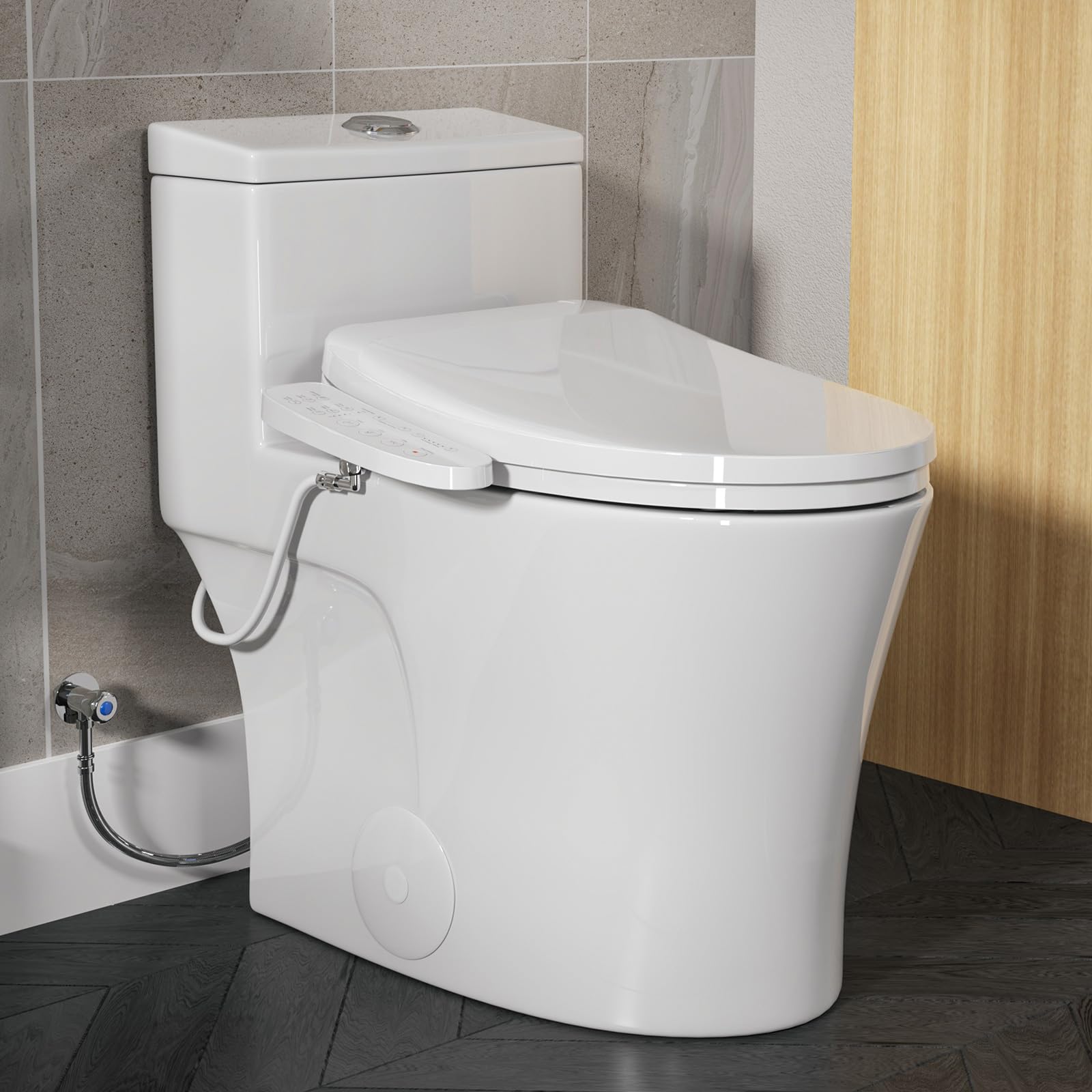 HOROW T0338W One Piece Toilet with Smart Seat