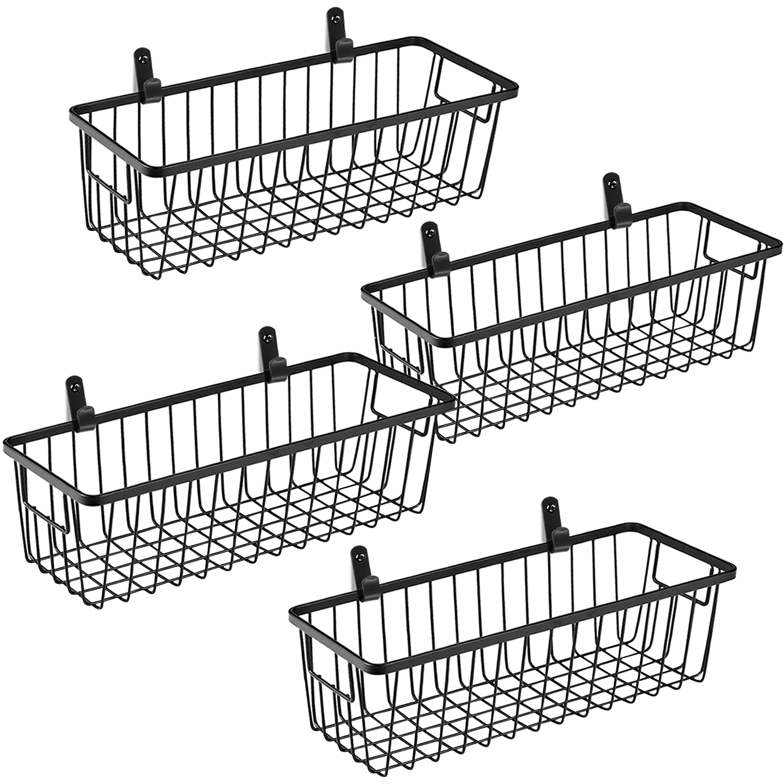SheeChung Farmhouse Metal Wire Bin (4-Pack)