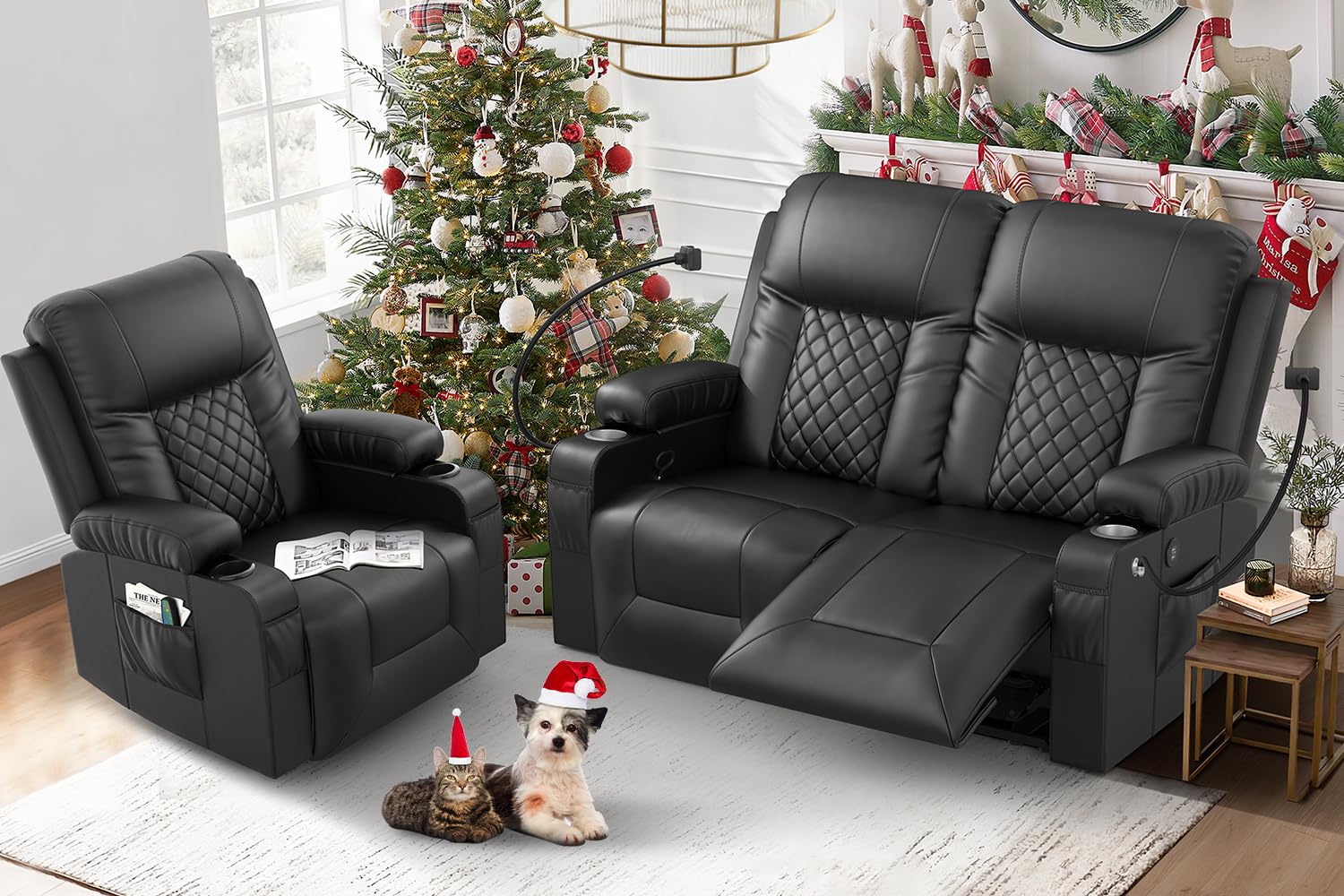 FURNIMAT 2+1 Recliner Set