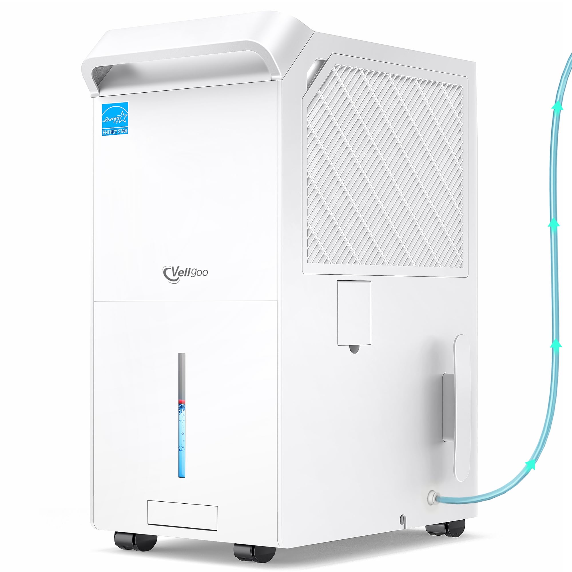 Vellgoo 140‑Pint Energy Star Dehumidifier with Pump