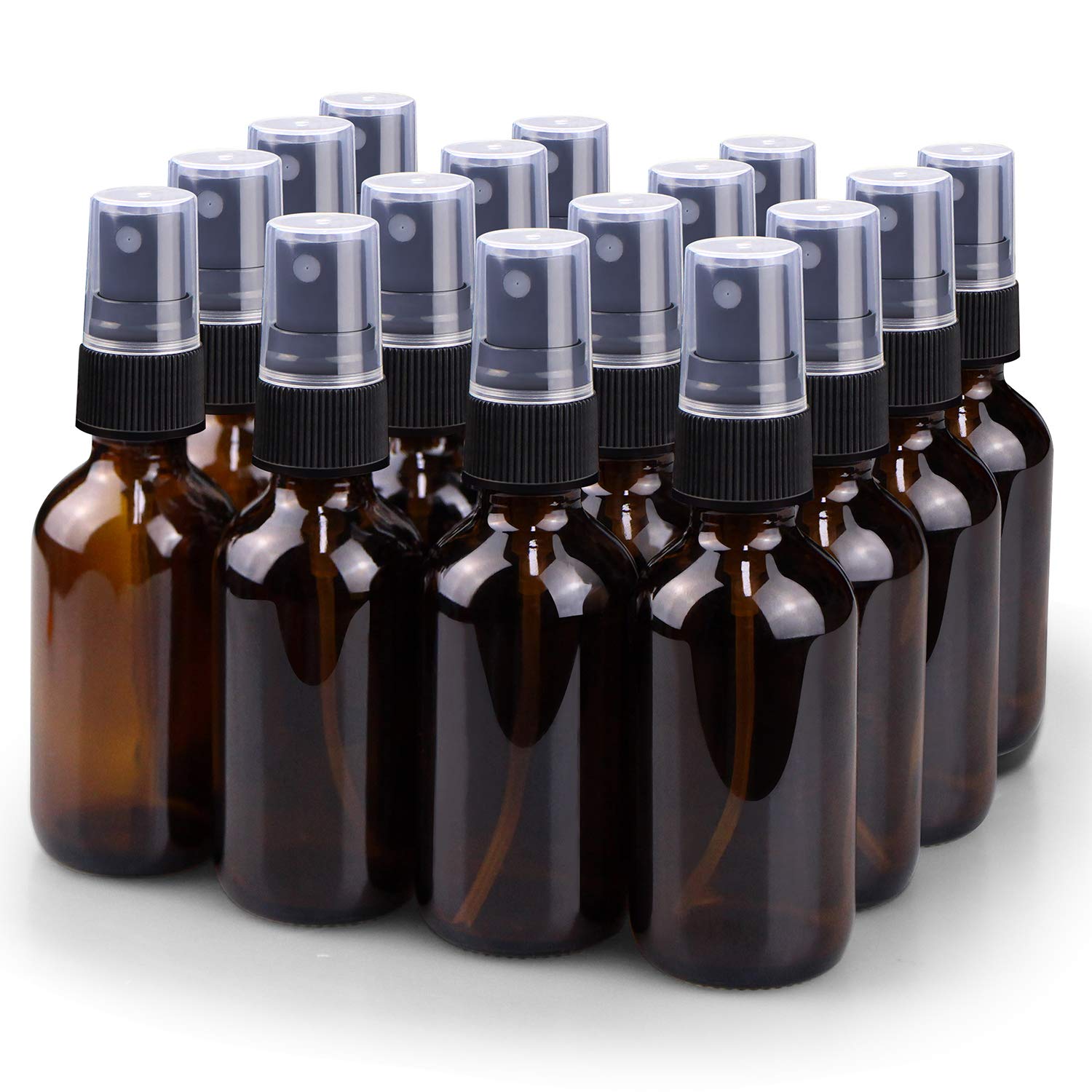 Wedama Amber Mini Spray Bottles (16-Pack)