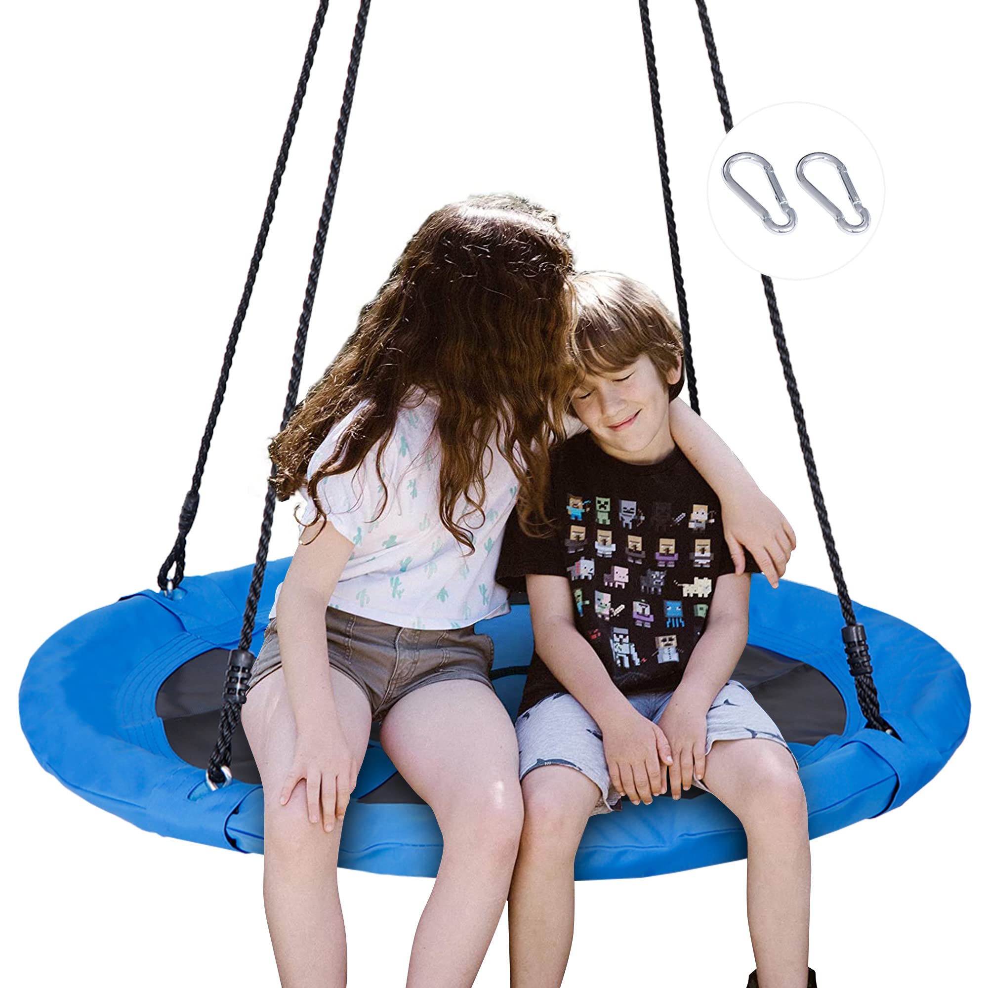 SUPER DEAL 40‑Inch Saucer Tree Swing