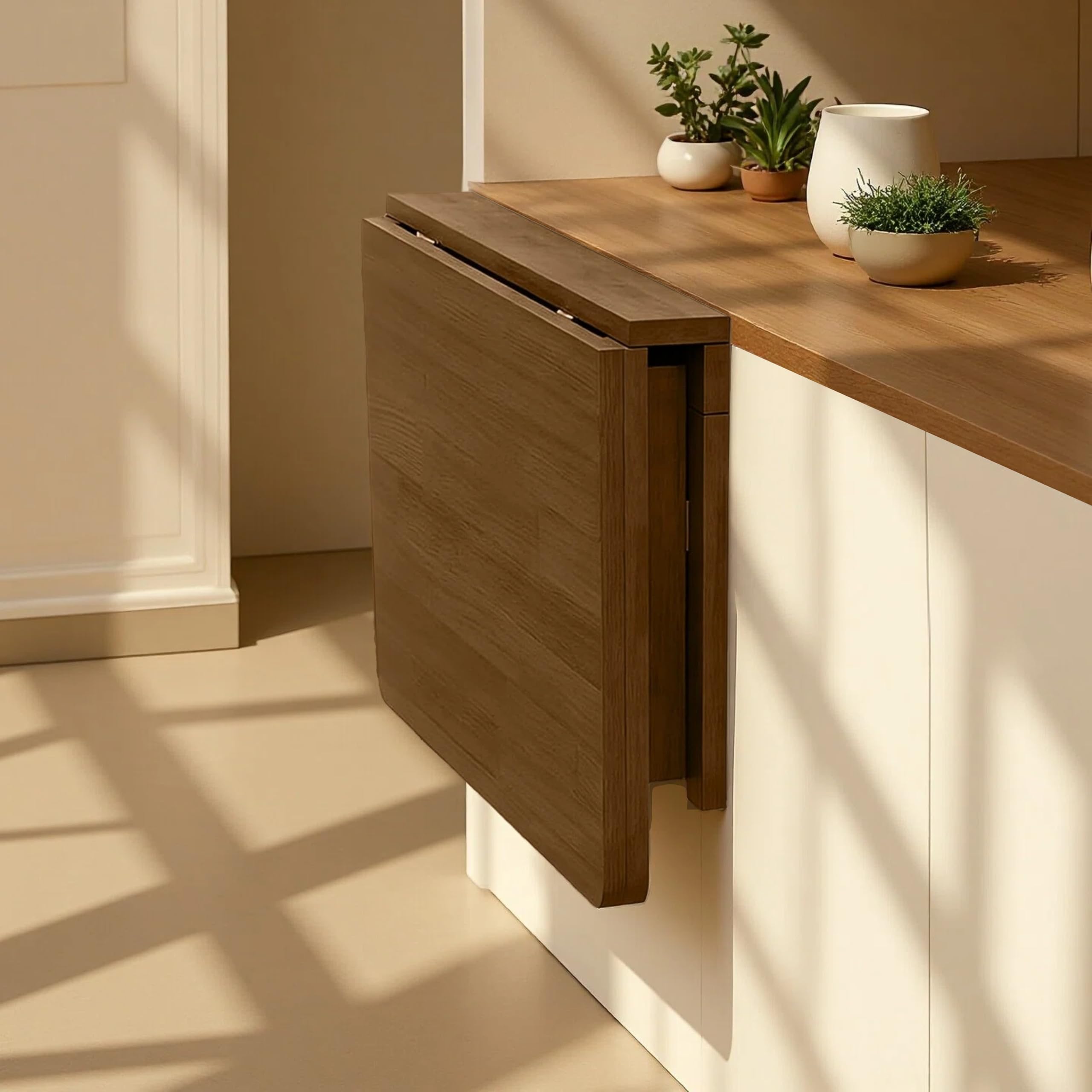 MM MELISEN Solid Wood Floating Desk