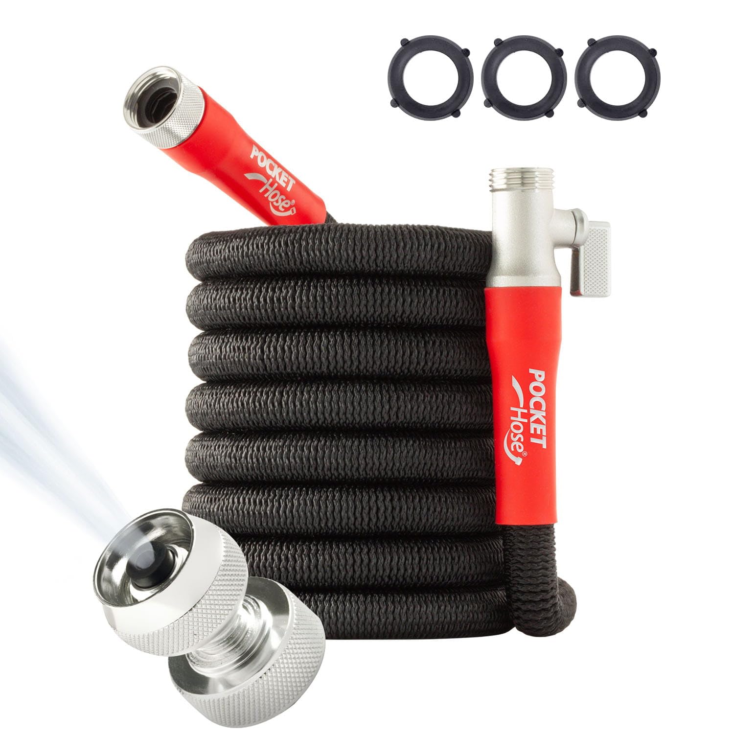 Pocket Hose 50 FT Silver Bullet 2.0 Expandable Garden Hose