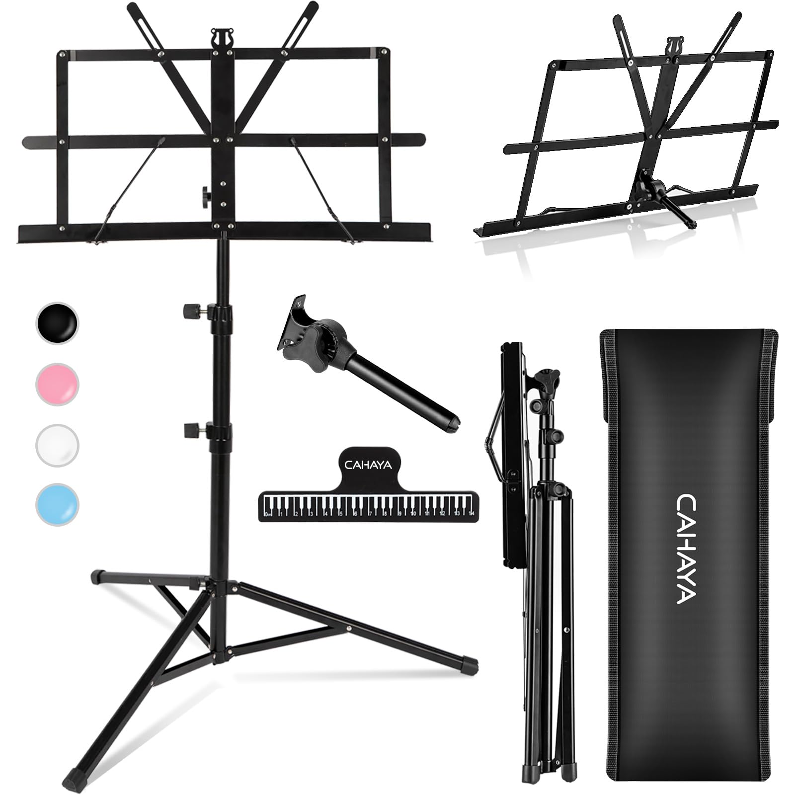 CAHAYA Portable Dual‑Use Music Stand