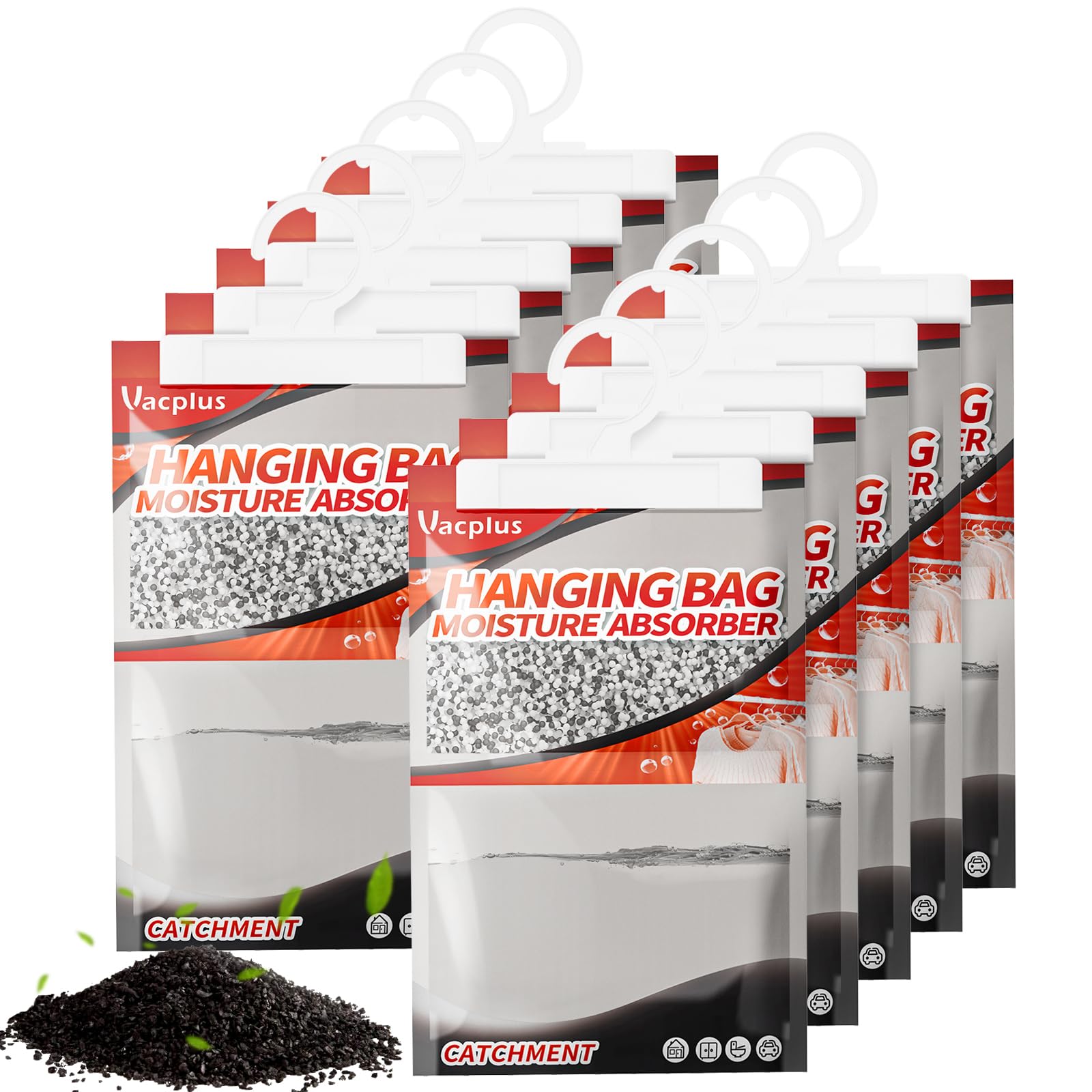 Vacplus Activated Carbon Hanging Dehumidifier Bag