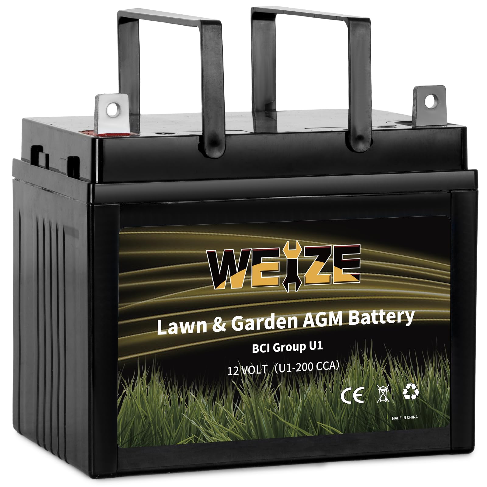 WEIZE 12V Group U1 AGM Battery