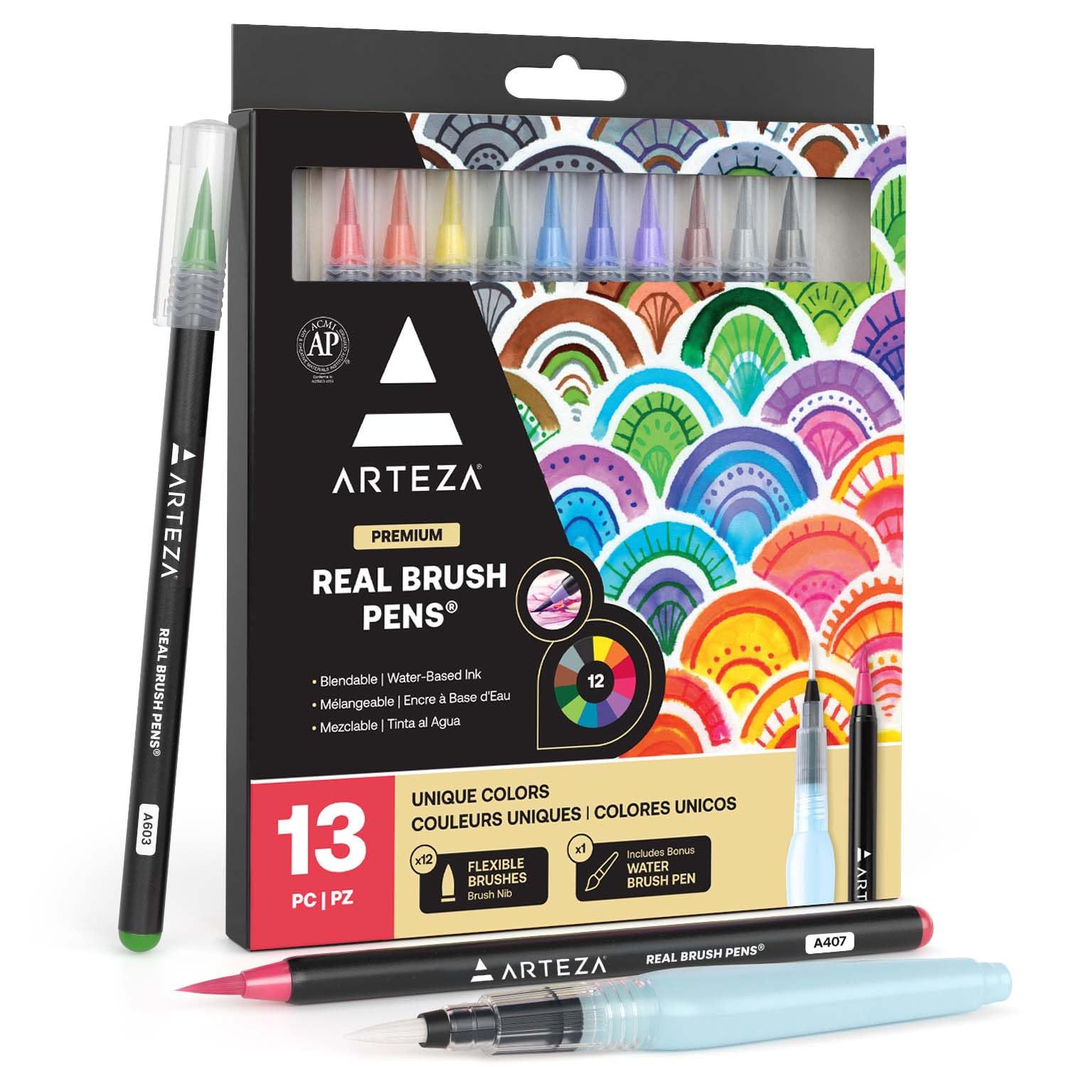 ARTEZA Real Brush Pens (12)