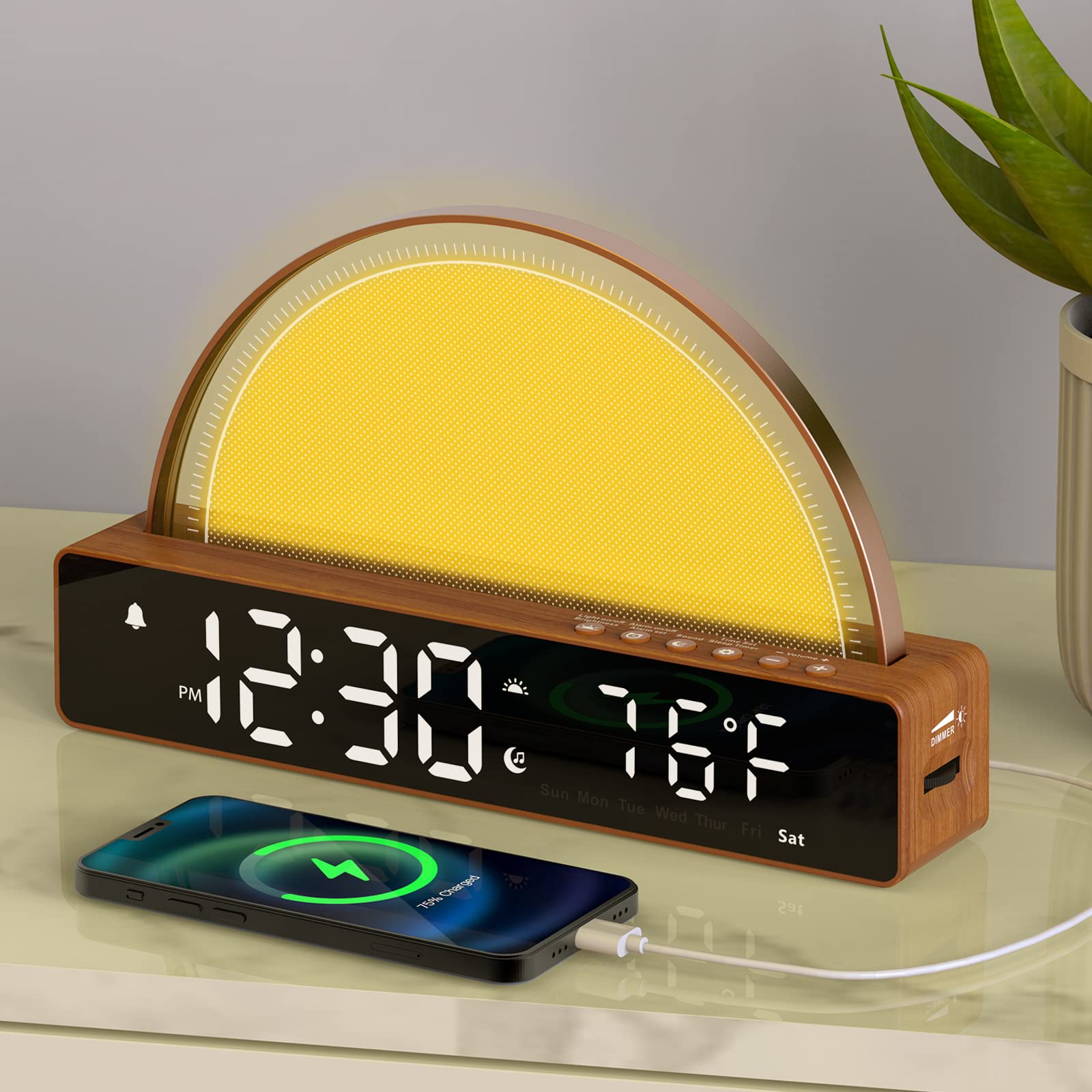 APUZOM Sunrise Alarm Clock