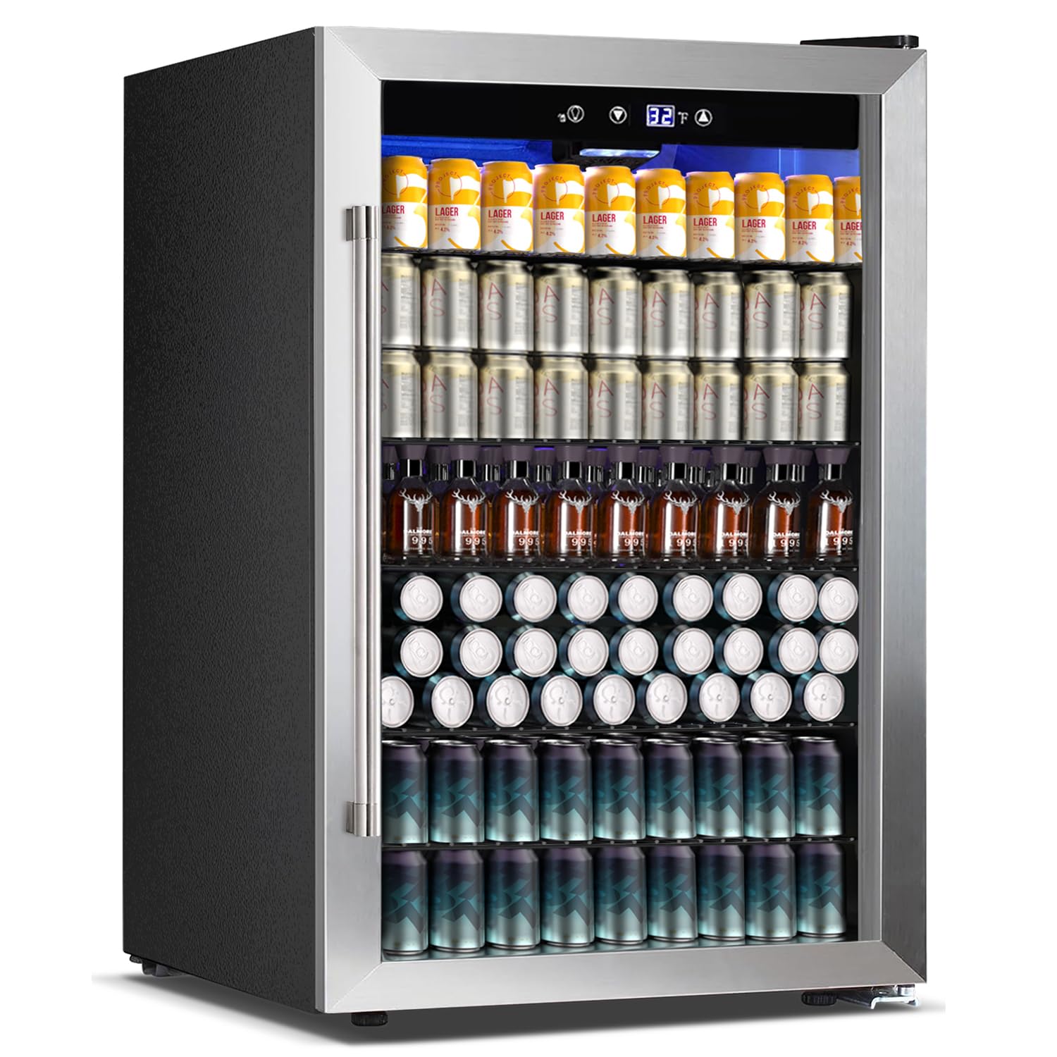 Kndko 4.5 cu ft Beverage Refrigerator