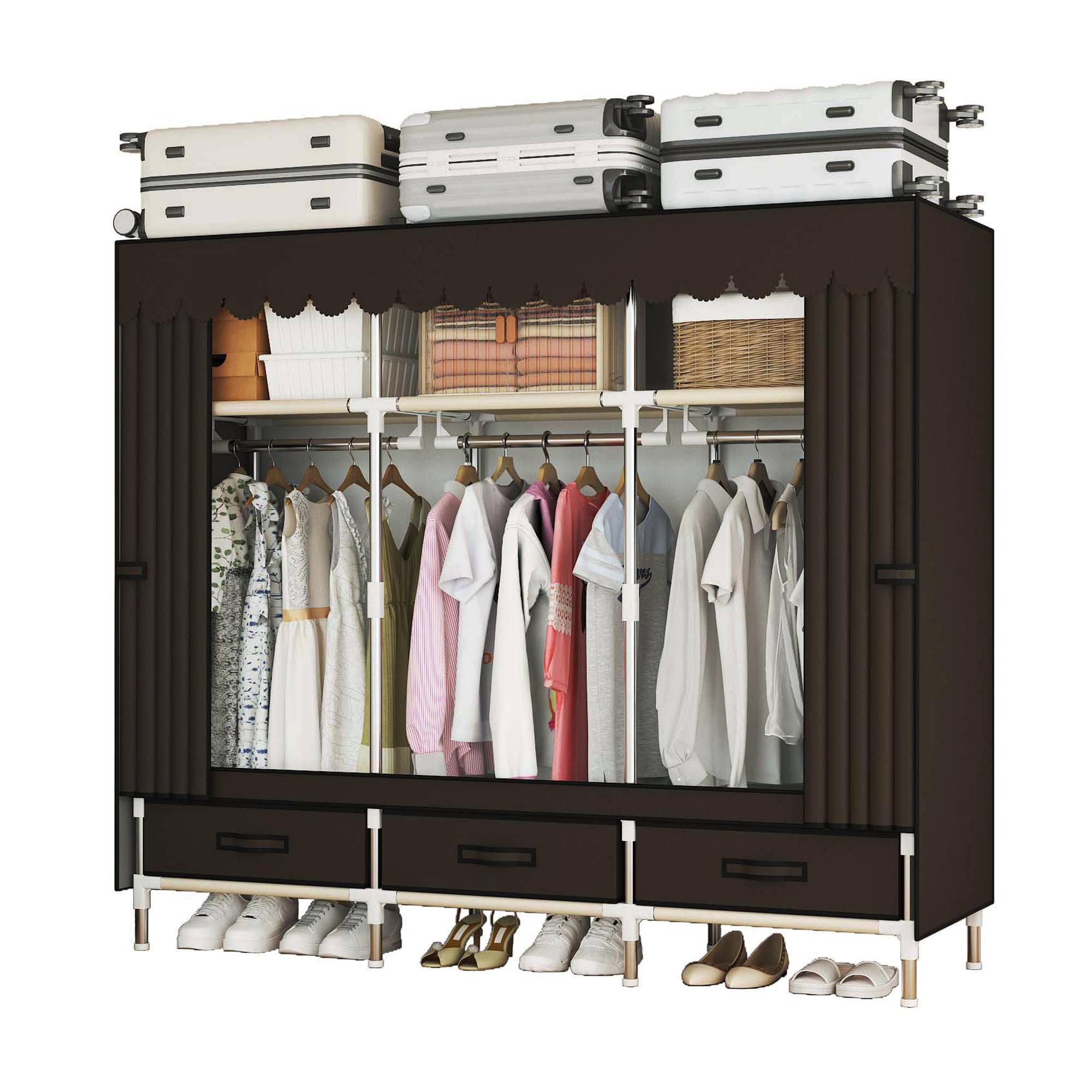 ArluKin Heavy-Duty Portable Wardrobe