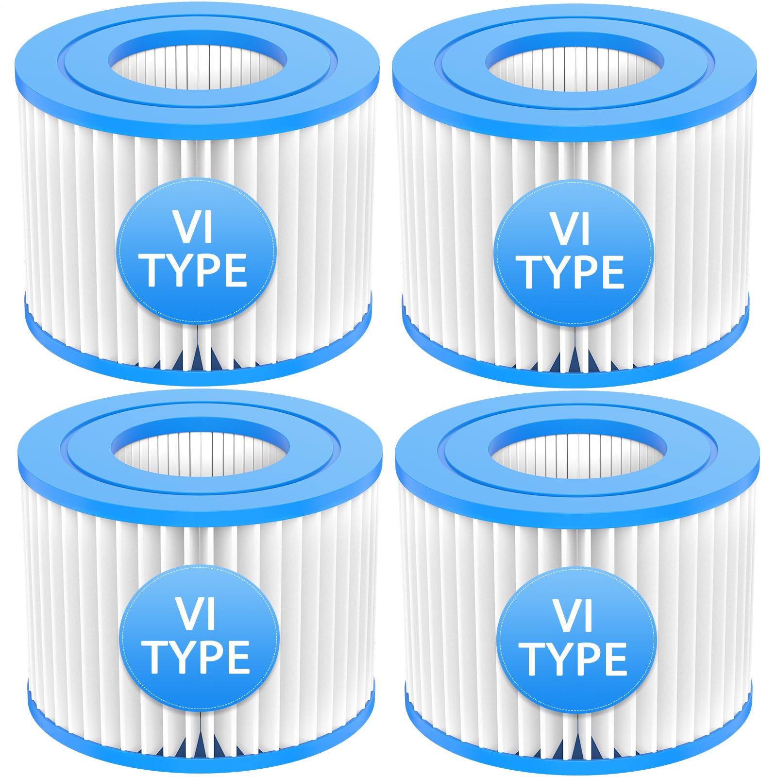 Holnunet Type VI Hot Tub Filter (4-pack)