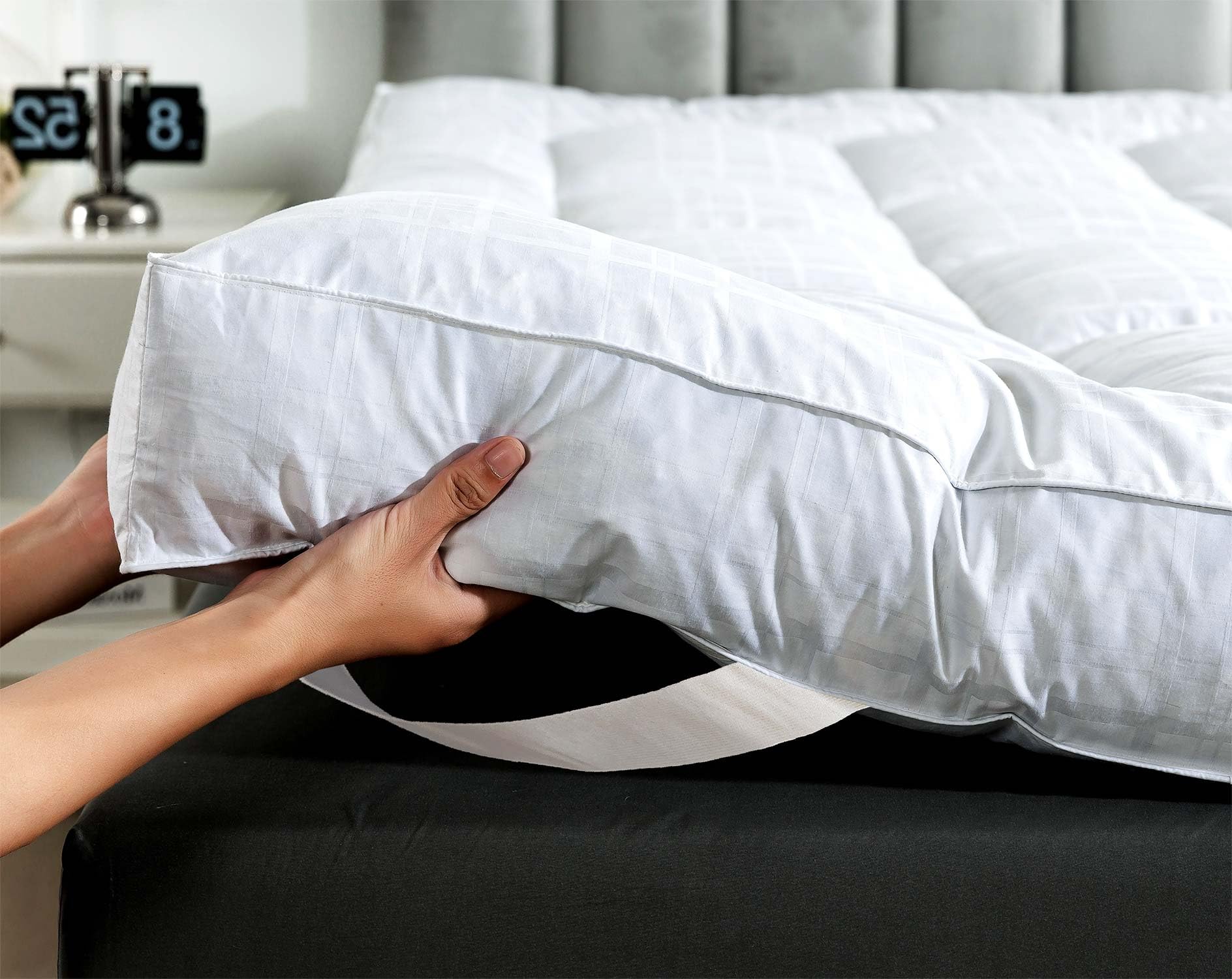 WhatsBedding 5-Inch Overfilled Feather Topper