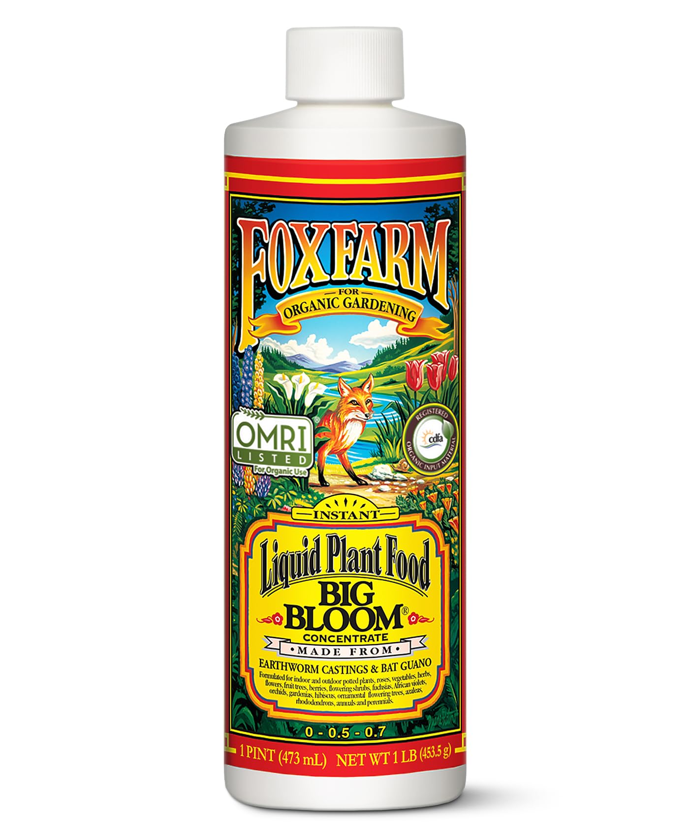 FoxFarm Big Bloom Liquid Plant Food (Organic Liquid Booster)