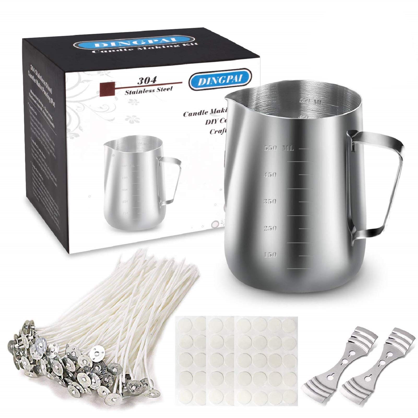 DINGPAI Candle Making Kit with Pouring Pot