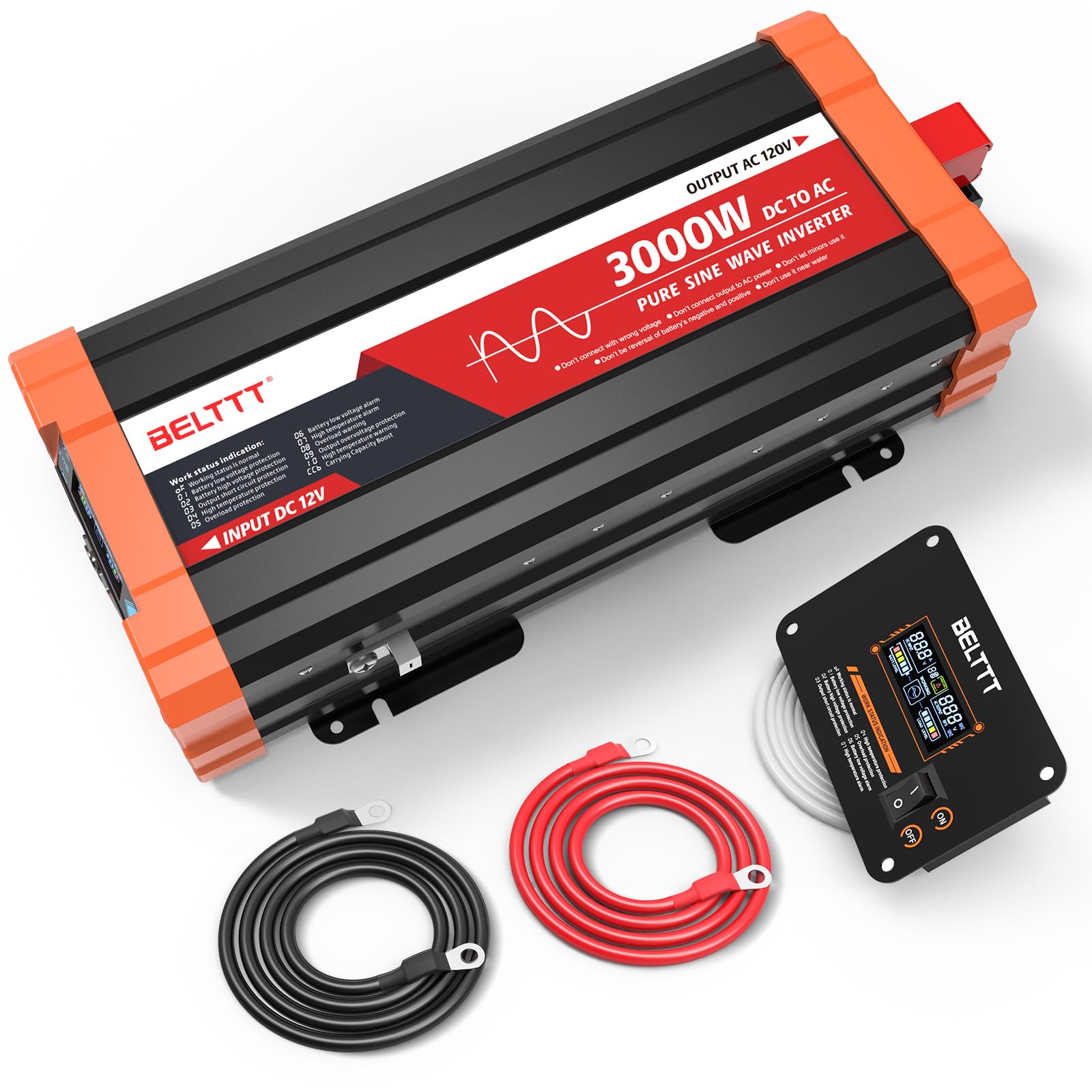 BELTTT 3000W Pure Sine Wave Inverter