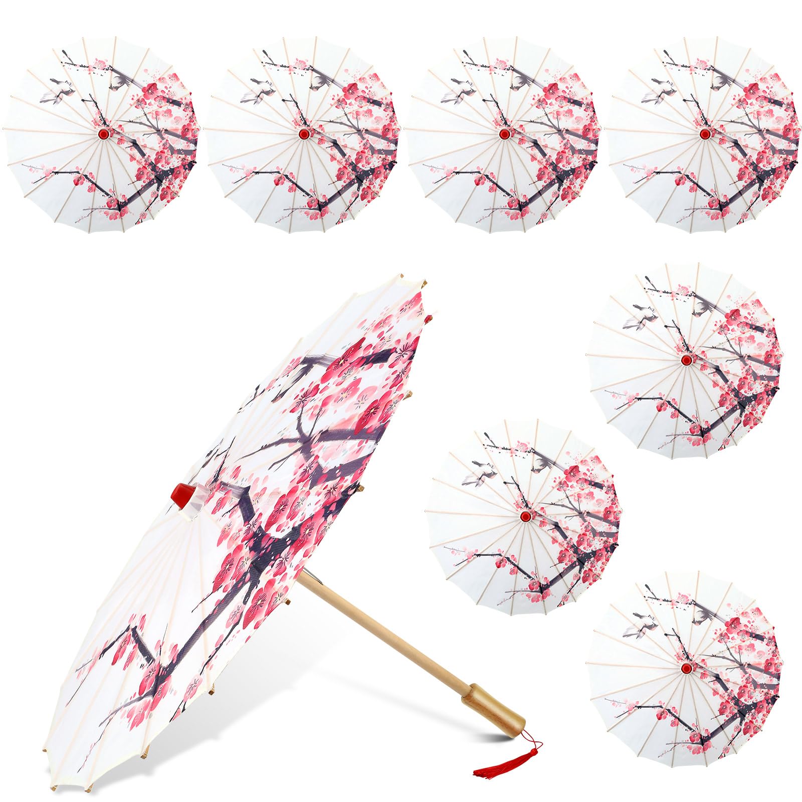Dunzy 8-Pack 22in Paper Parasols