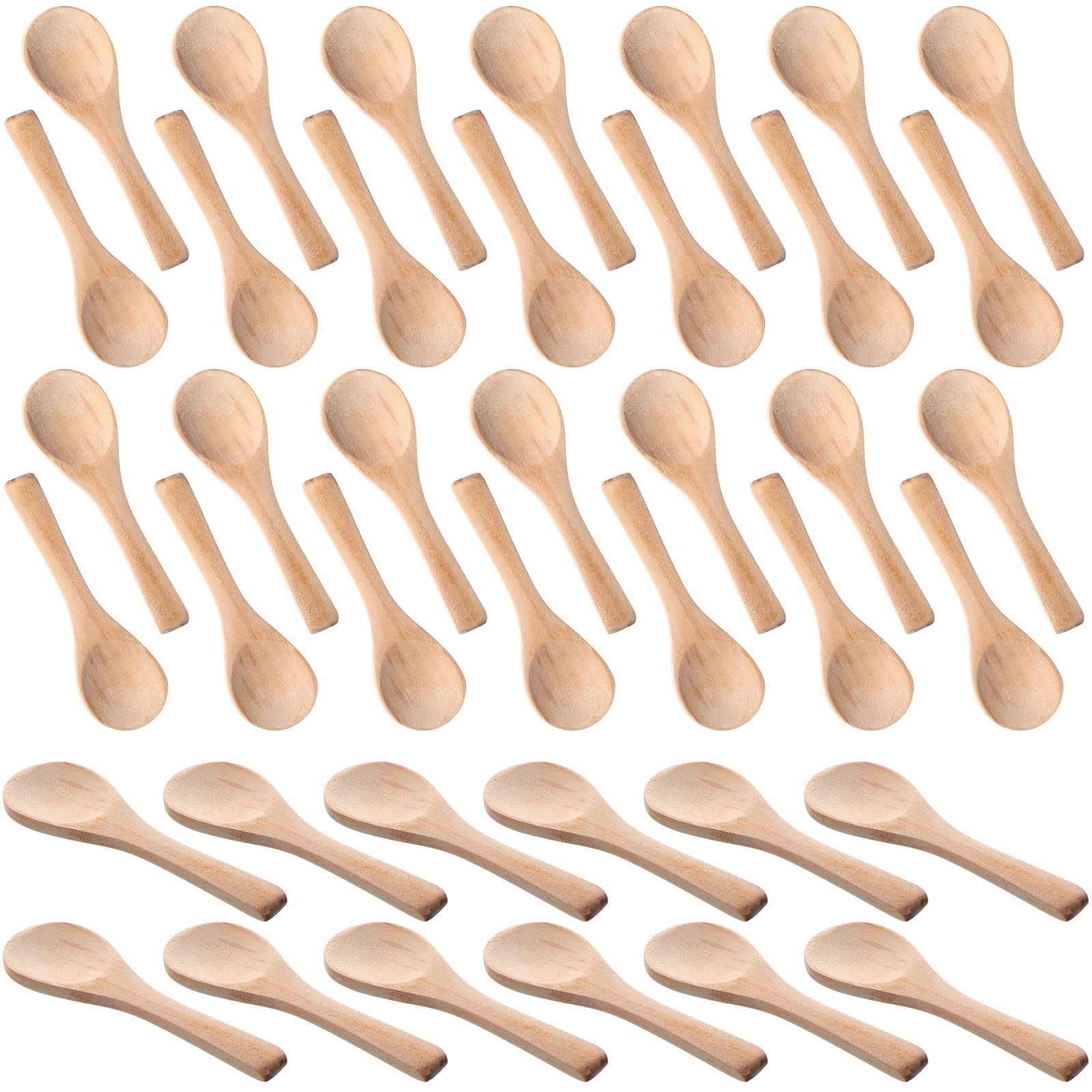 Boao Small Wooden Spoons — 200-Pack
