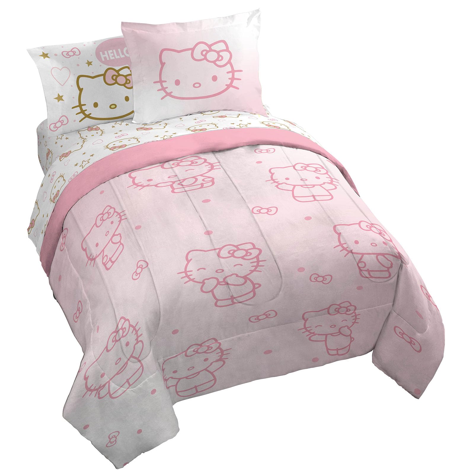 Jay Franco Hello Kitty Queen Comforter Set
