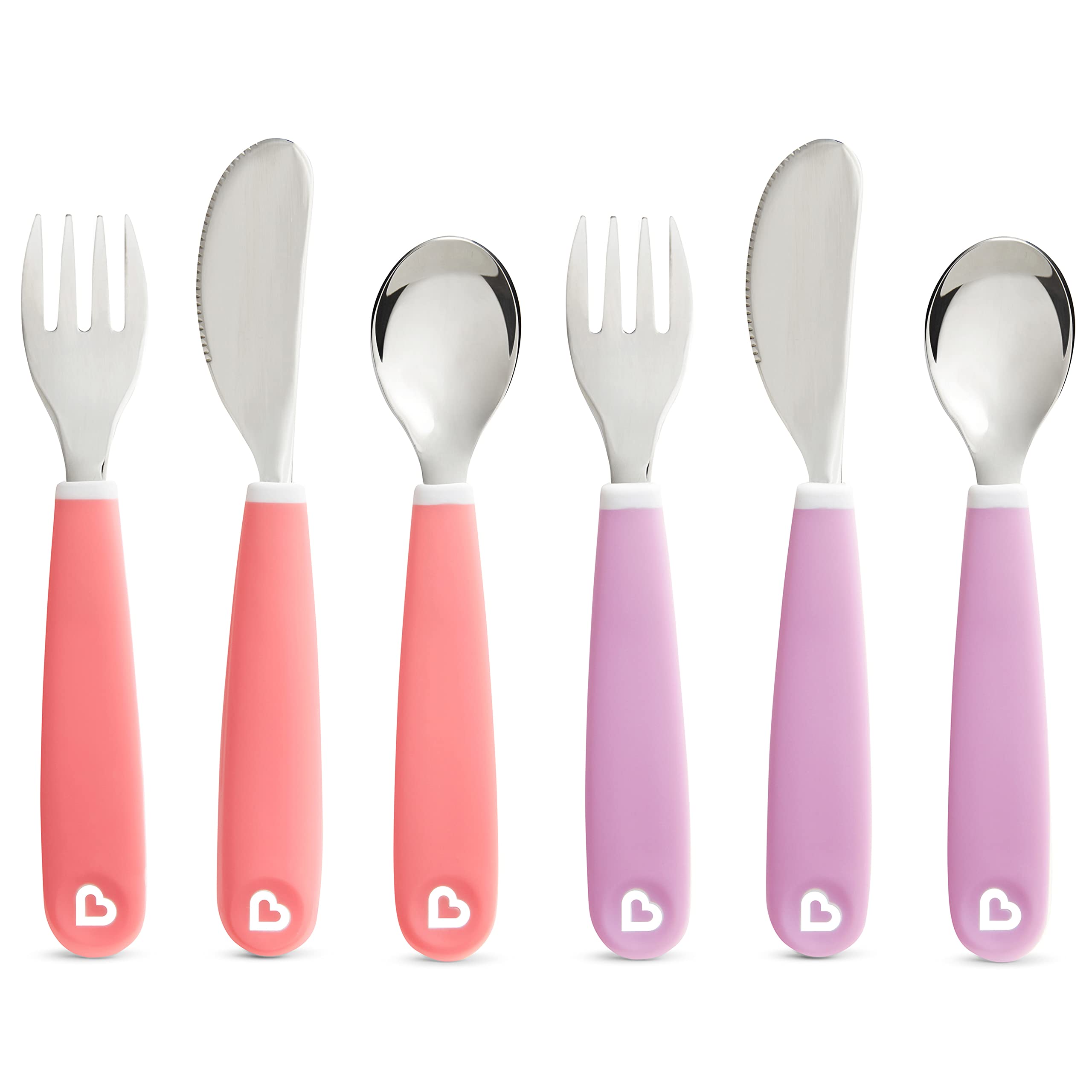 Munchkin® Splash™ Toddler Fork, Knife and Spoon Utensil Set, 6 Pack