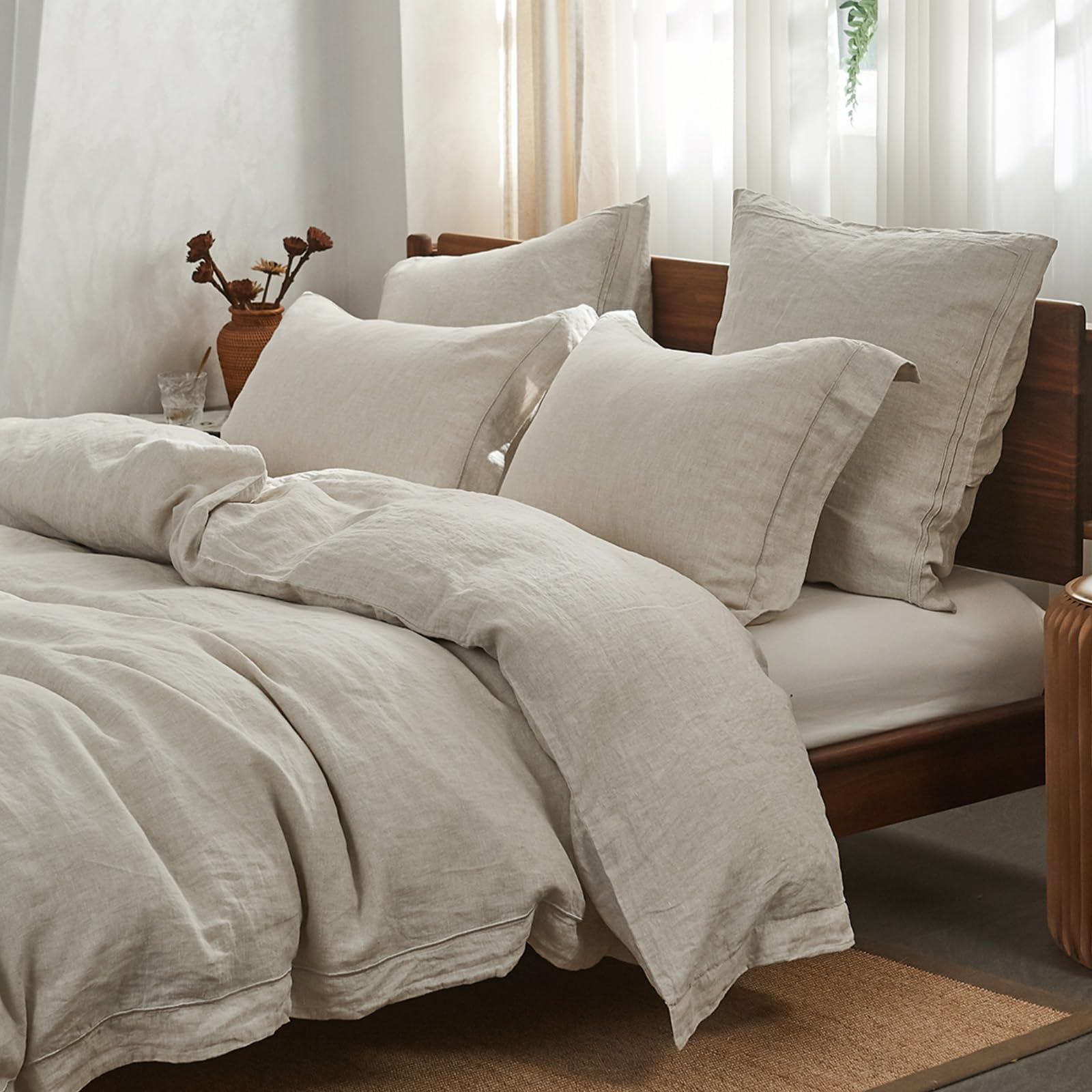 Simple&Opulence Washed Linen Duvet Cover
