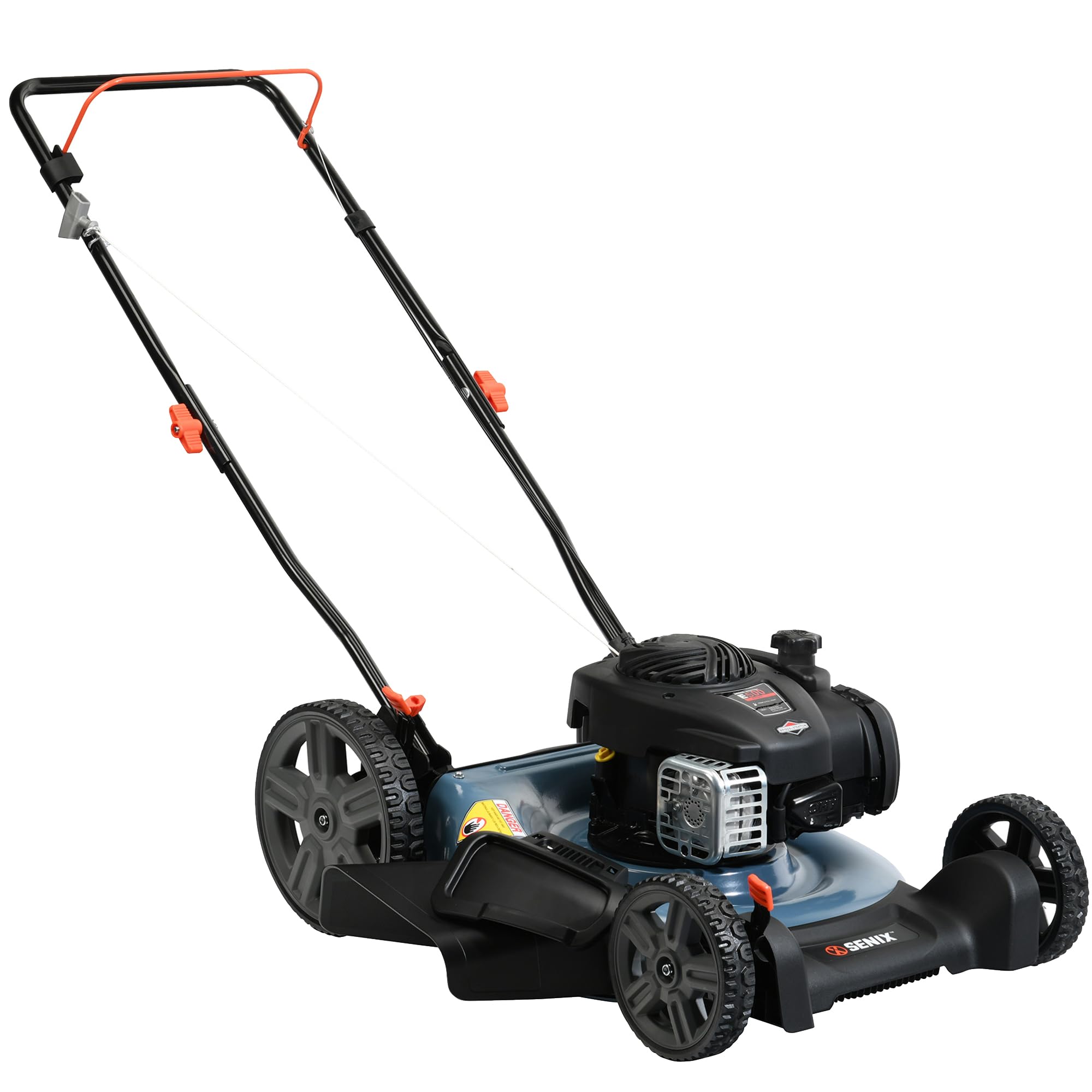 SENIX 21-Inch Gas Push Mower (140cc Briggs & Stratton)
