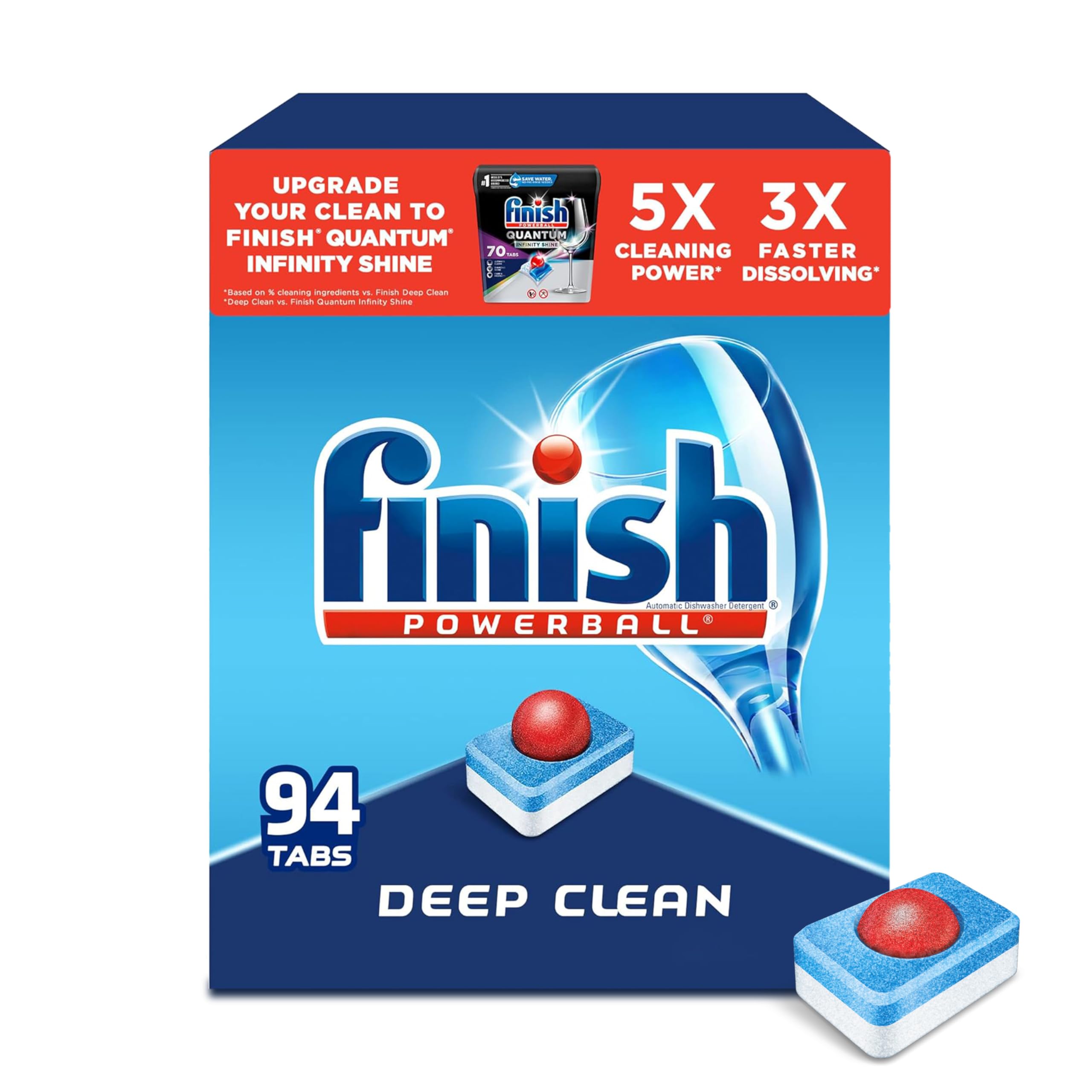 Finish All-in-1 Powerball — Fresh Scent (94 Count)