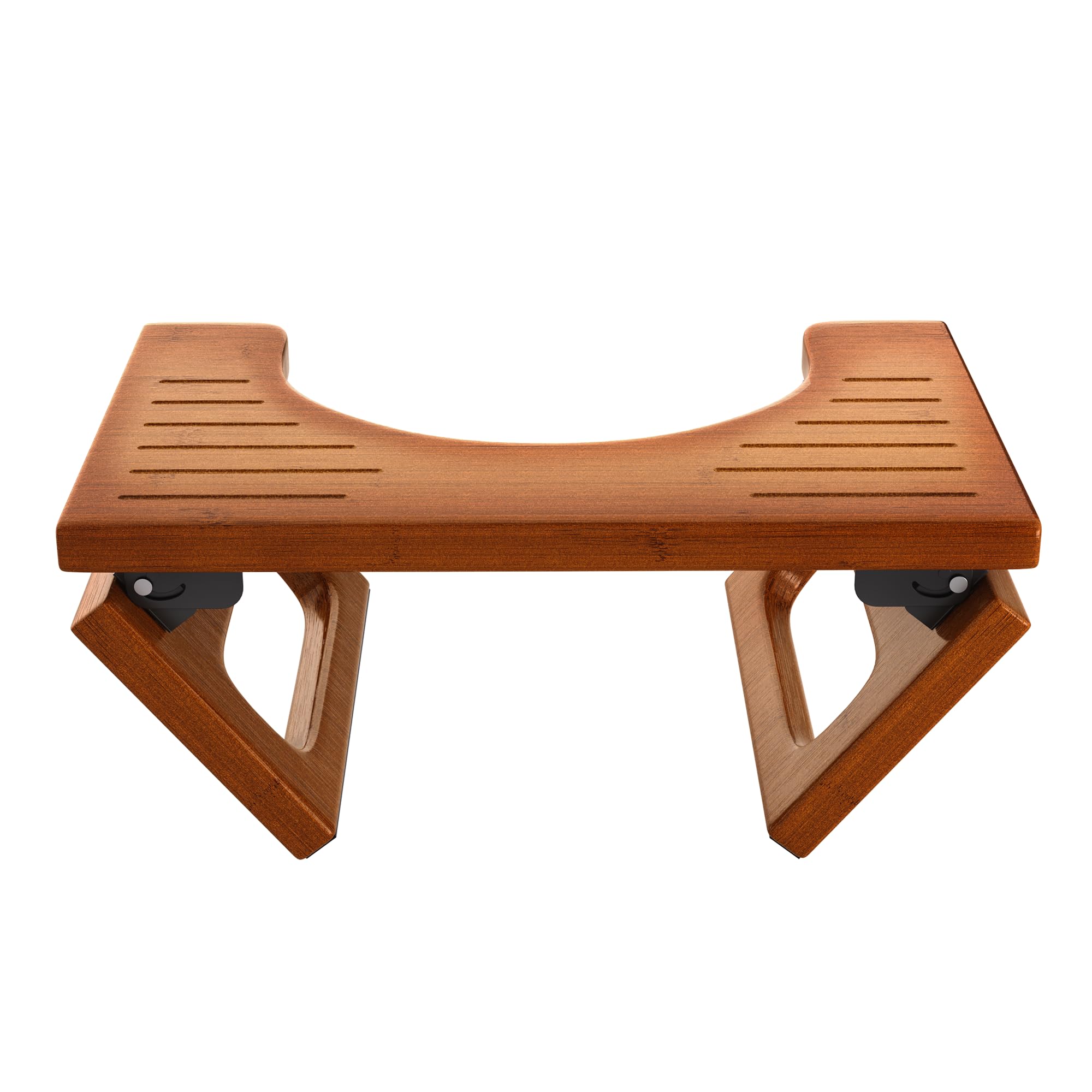 AmazerBath Bamboo Foldable Toilet Stool