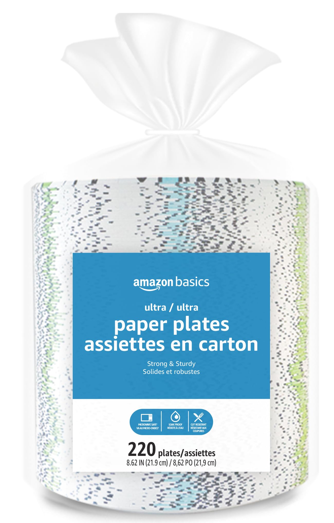 Amazon Basics Ultra Paper Plates