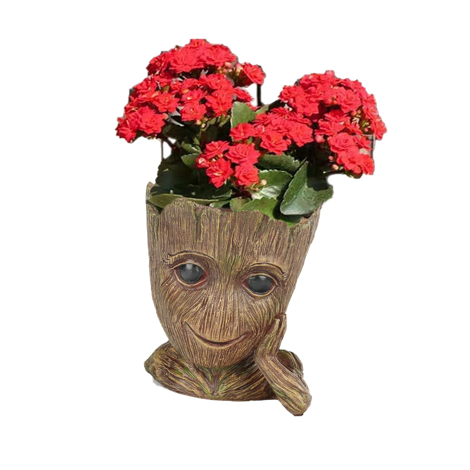 Funny Tree Resin Head Planter