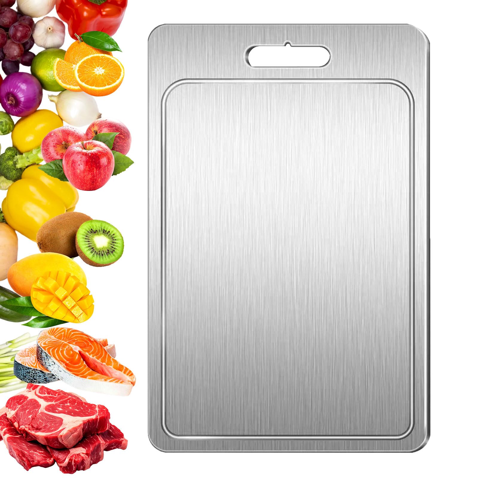 Pure Titanium Double-Sided Cutting Board