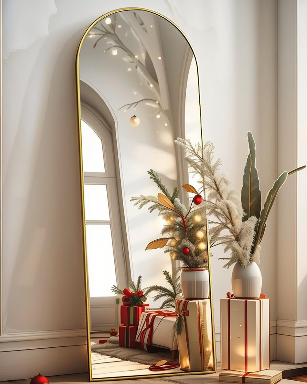 BEVERDY Arched Full-Length Mirror